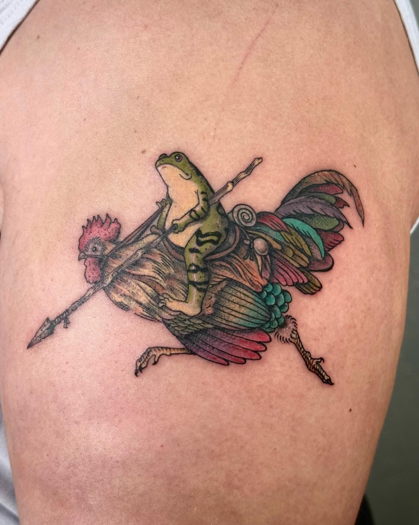 Tattoo by @rickyttattoo — new_school, illustrative