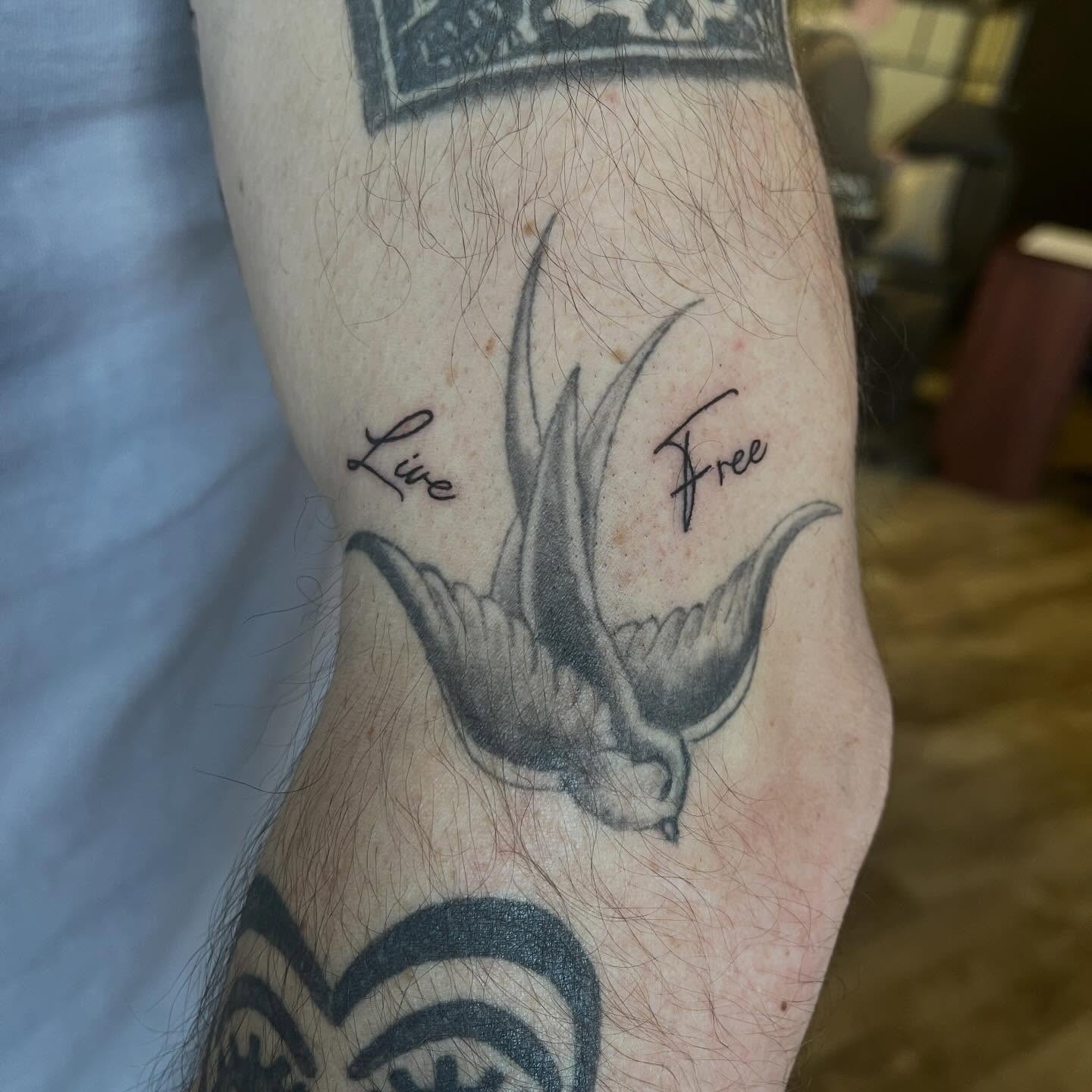 Tattoo by @sarahbellzebub — black_and_grey