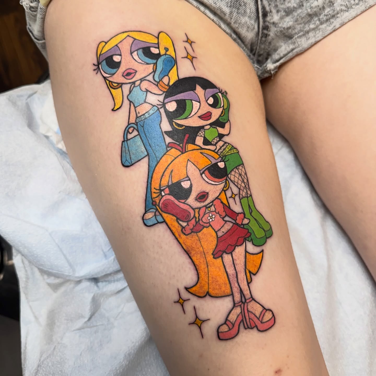 Tattoo by @todoroshetattoos โ new_school, anime