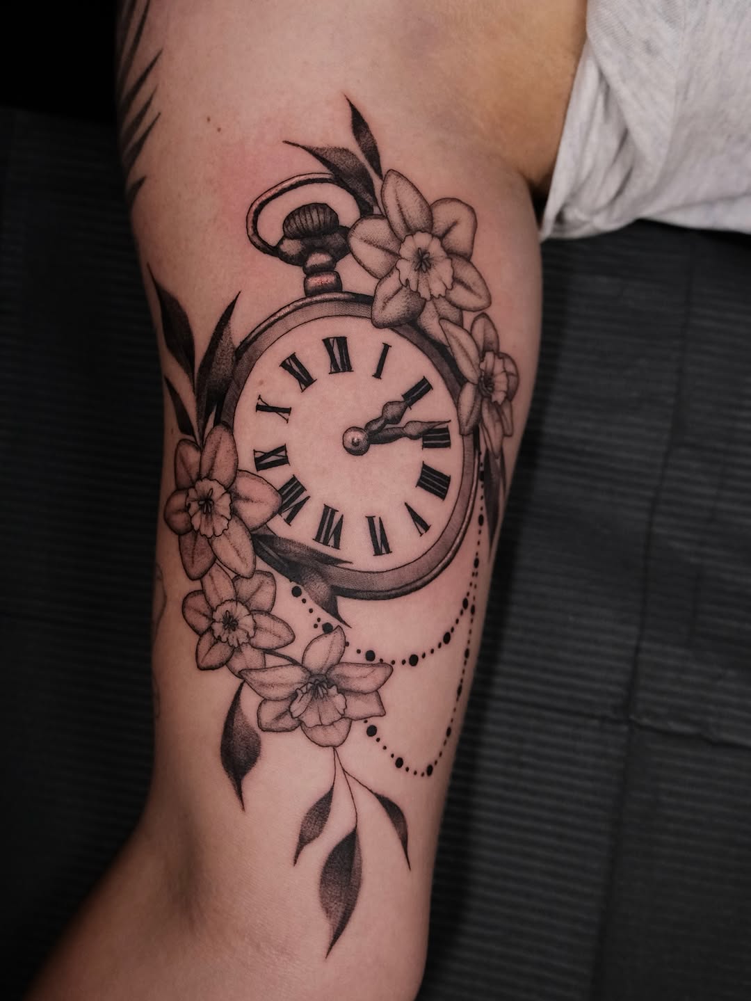 Tattoo by @kianahopetattoo — black_and_grey, realism