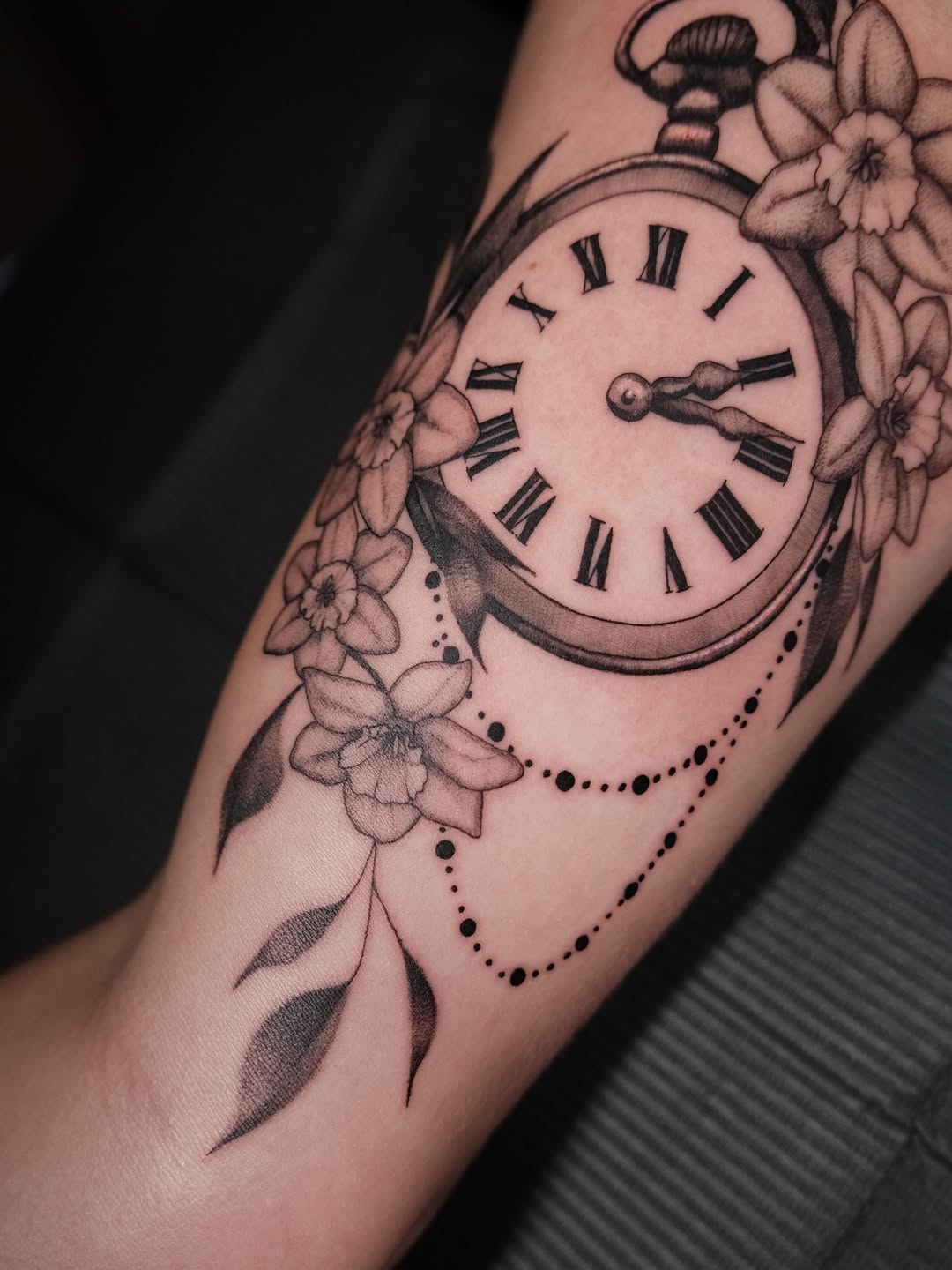 Tattoo by @kianahopetattoo — black_and_grey, realism