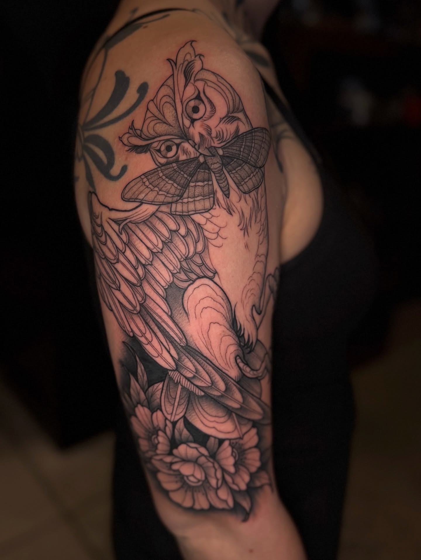Tattoo by @lou.etherealtattoo — american_traditional, black_and_grey