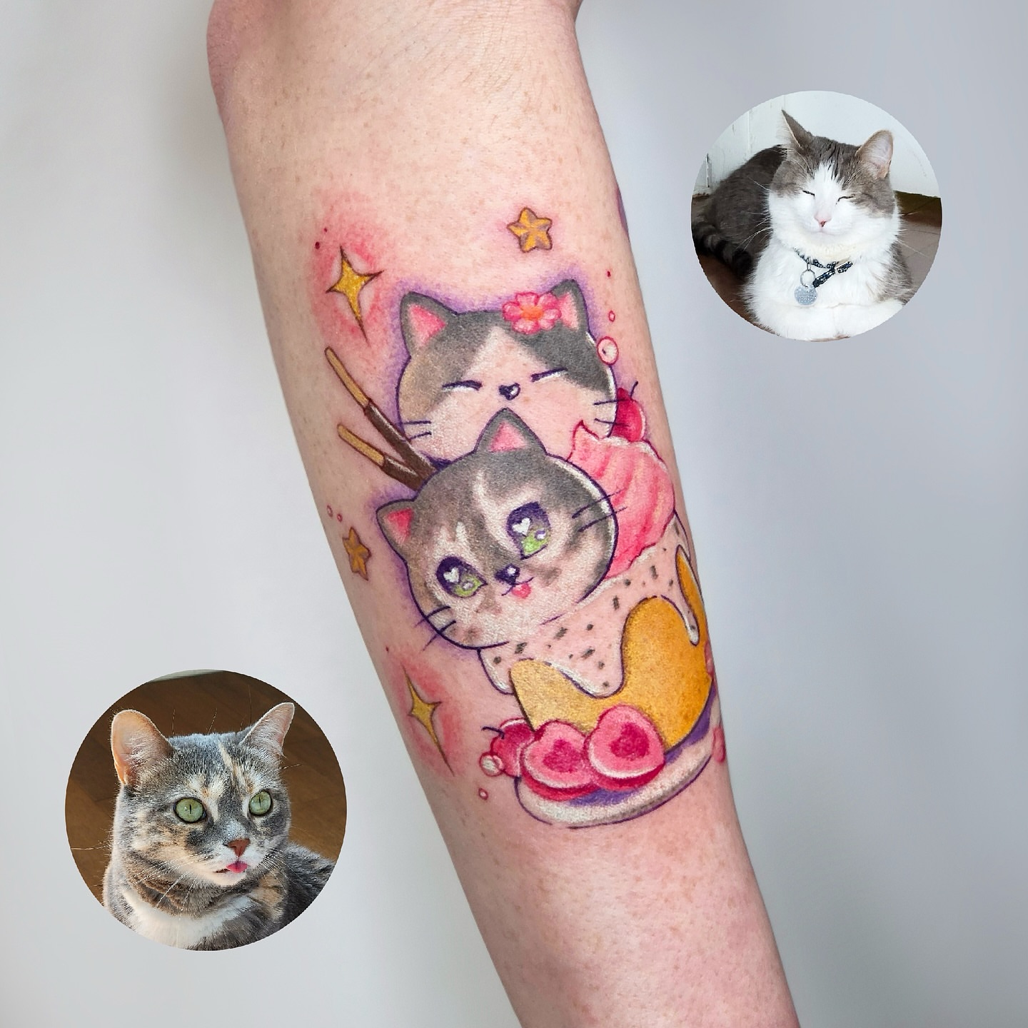 Tattoo by @janinks — watercolor, illustrative