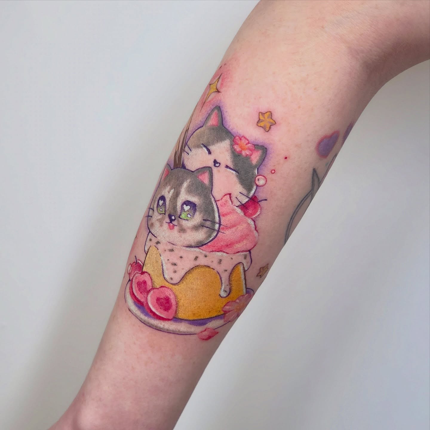Tattoo by @janinks — watercolor, illustrative