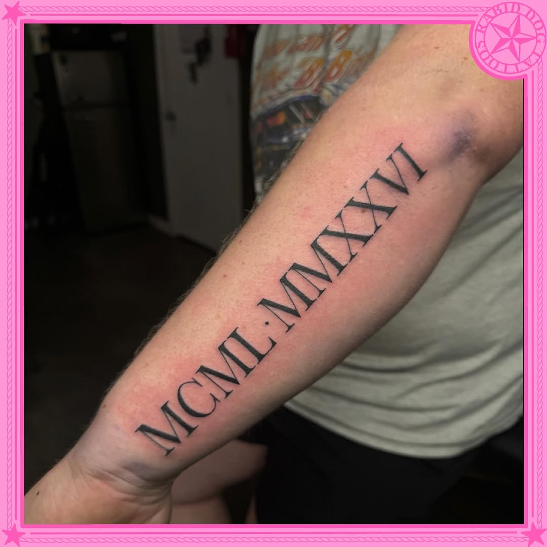 Tattoo by @rabiddogtattoos โ lettering_script