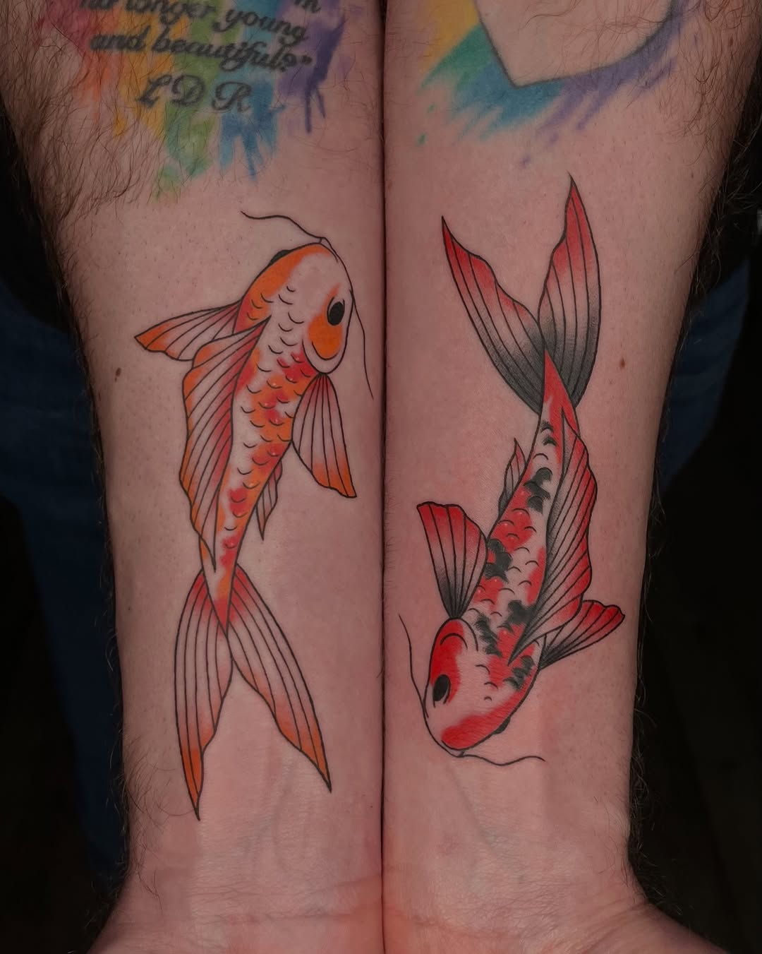 Tattoo by @carrotstabz — japanese_irezumi, american_traditional