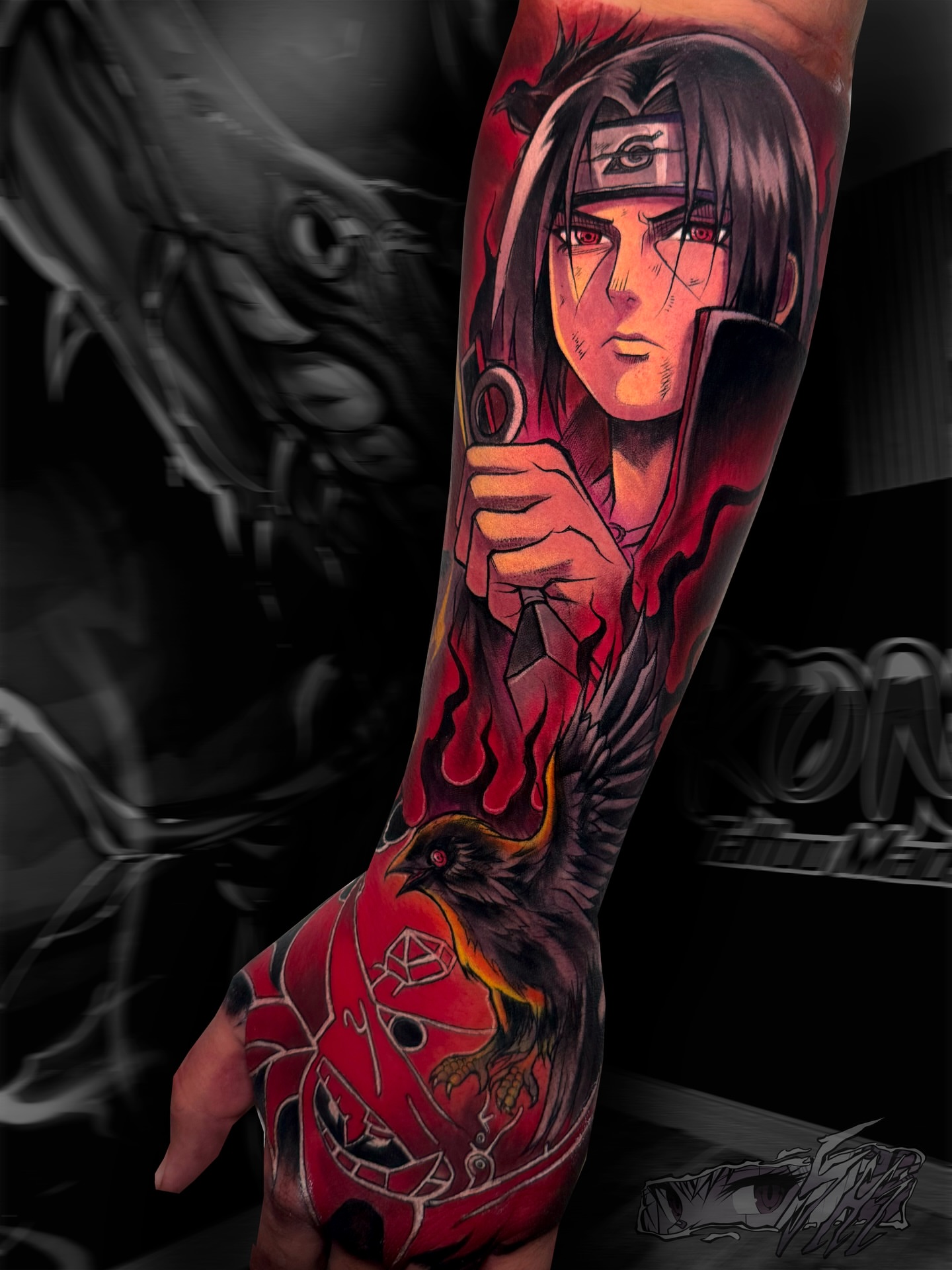 Tattoo by @ivanpelegrinmedina — anime, realism