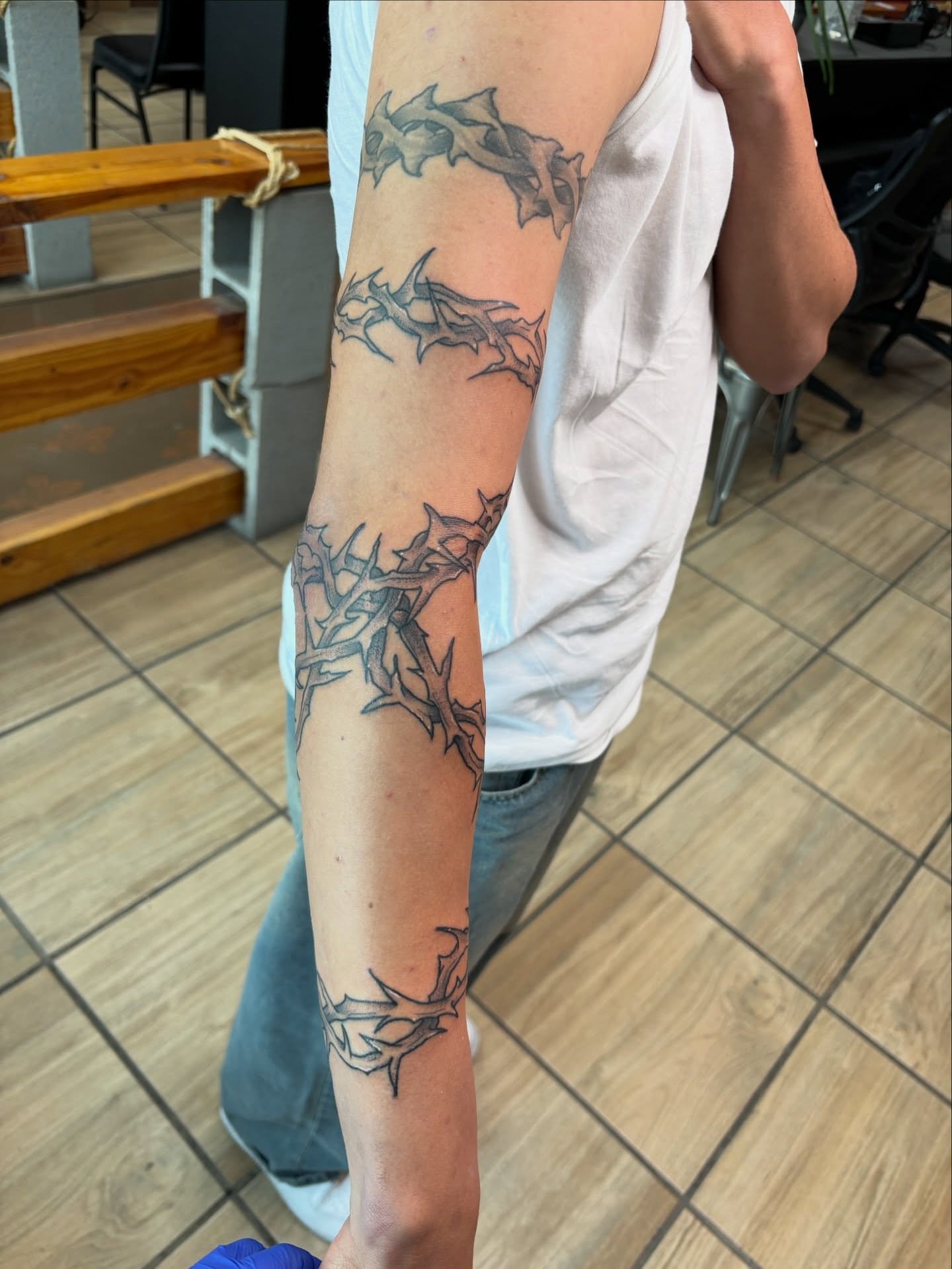 Tattoo by @blkndrose — black_and_grey