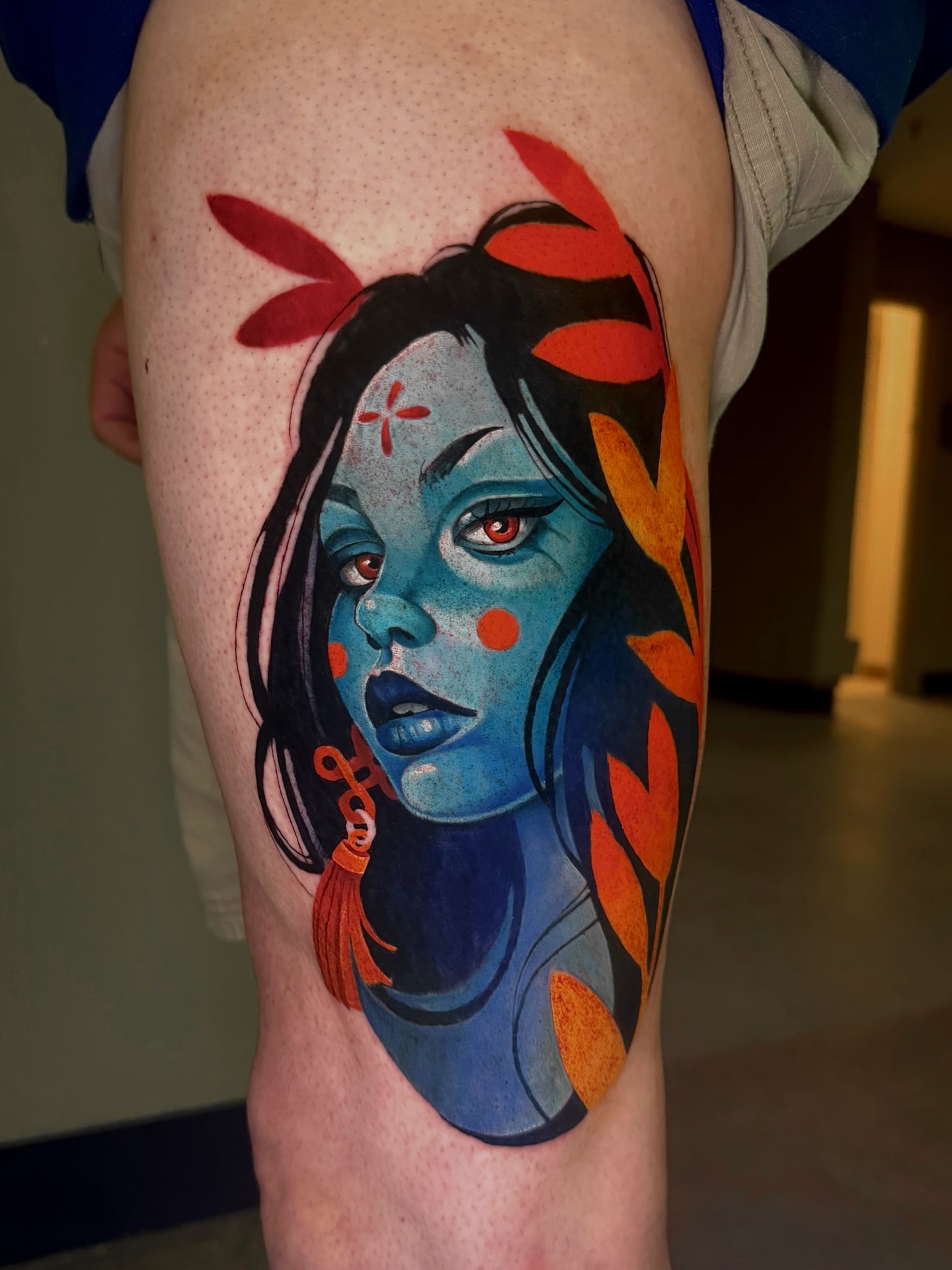 Tattoo by @meredith.brewington — illustrative, anime