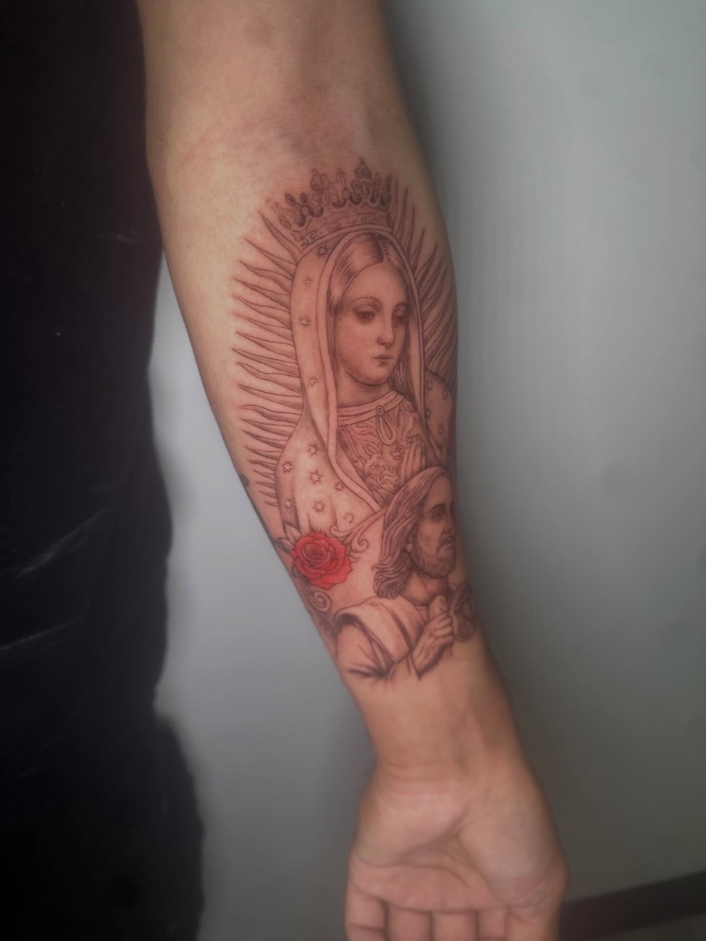 Tattoo by @javier_jimenez_tattoo_ — black_and_grey