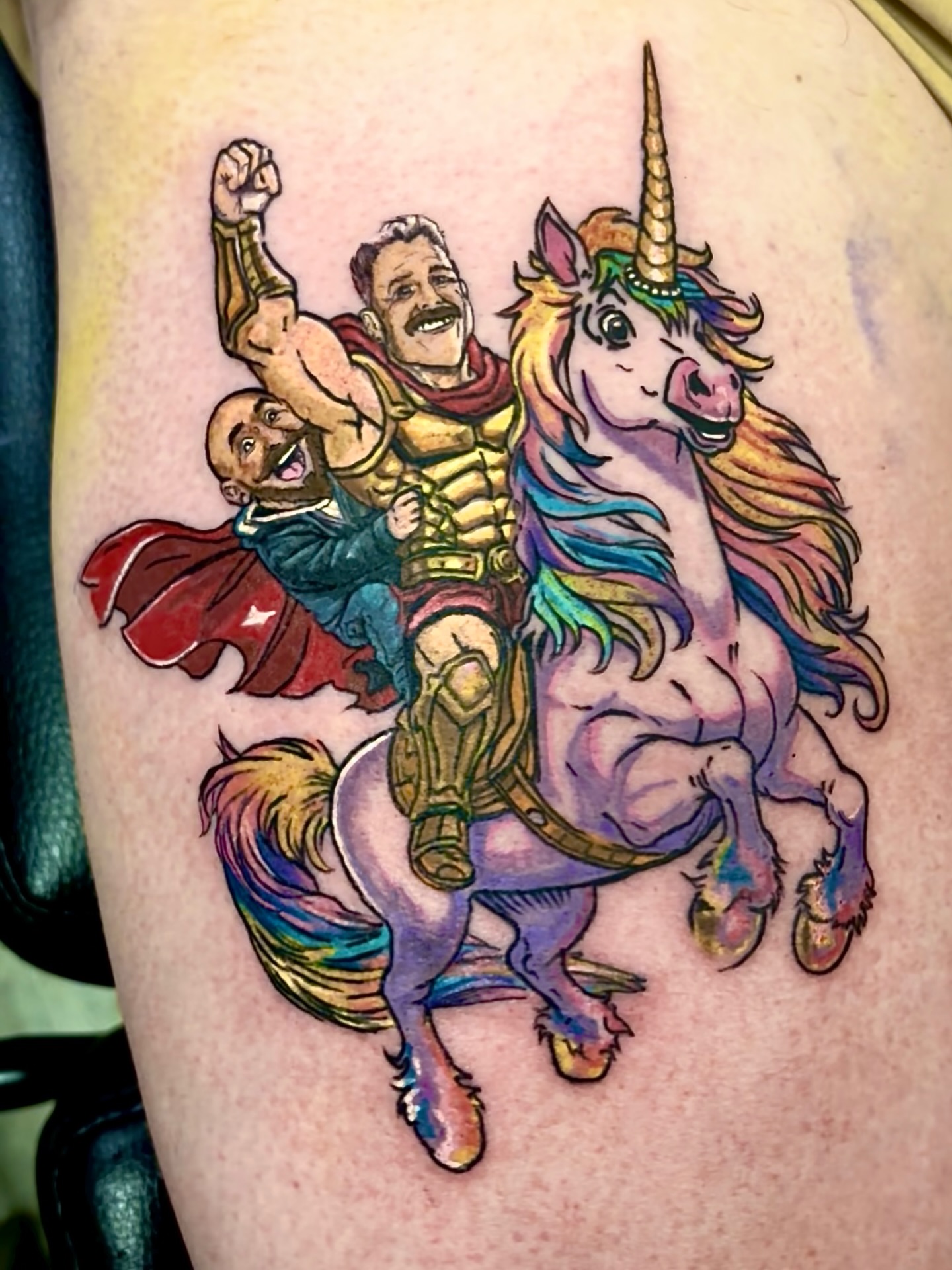 Tattoo by @themiggymaggz — new_school, watercolor
