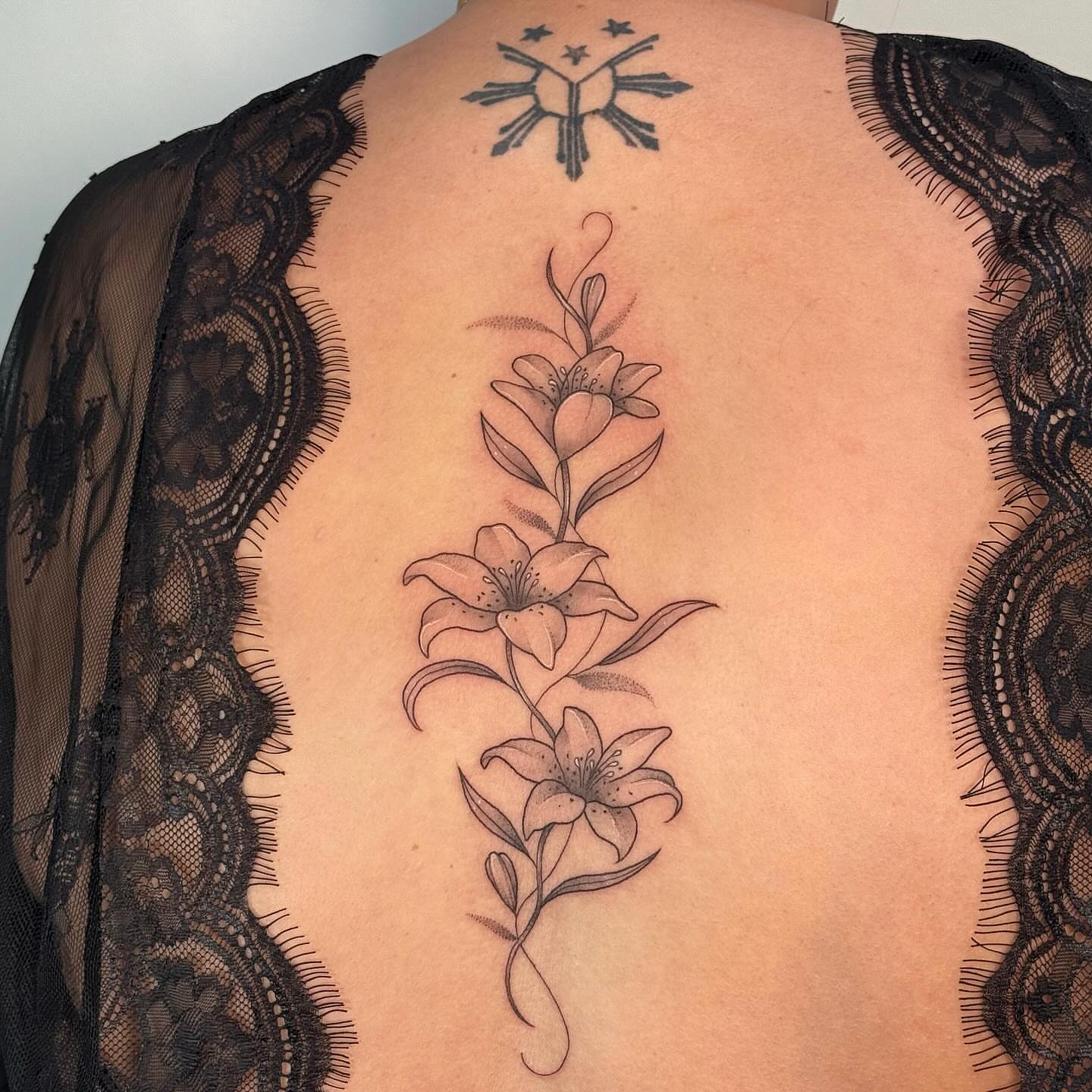 Tattoo by @inkbyleah_ — black_and_grey