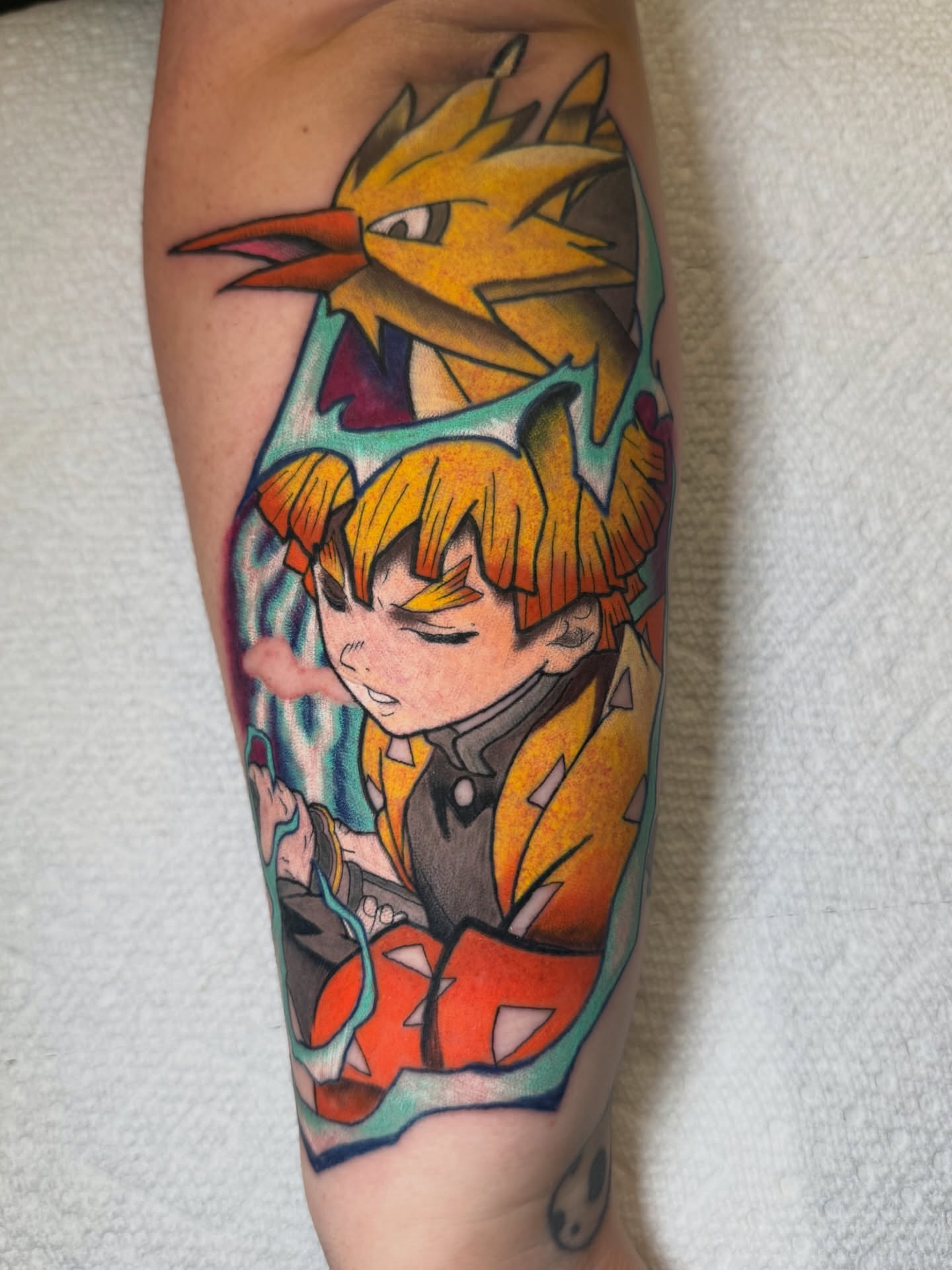 Tattoo by @benmckeetattoo — anime