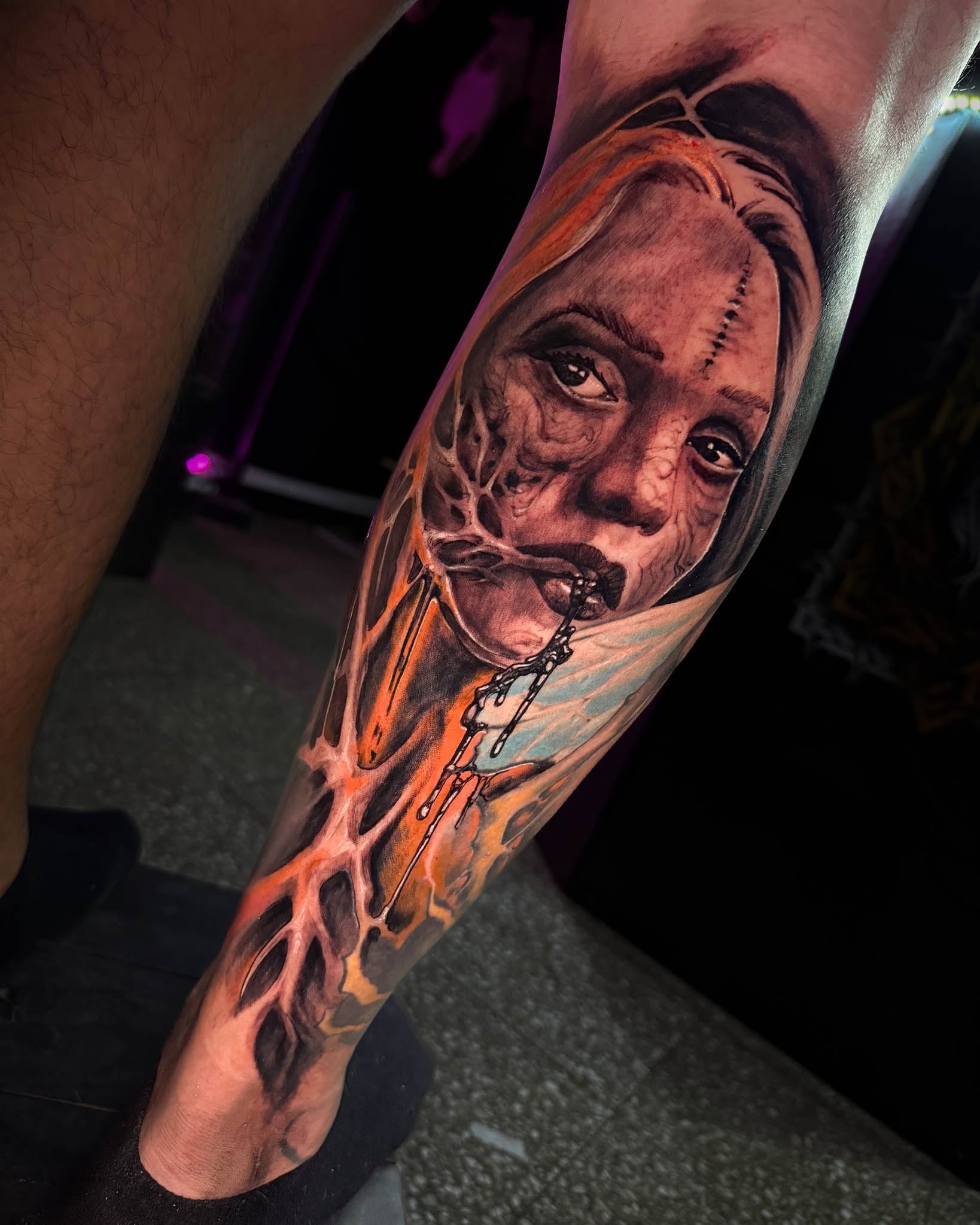 Tattoo by @brunomorettitattoo — realism, dark_realism