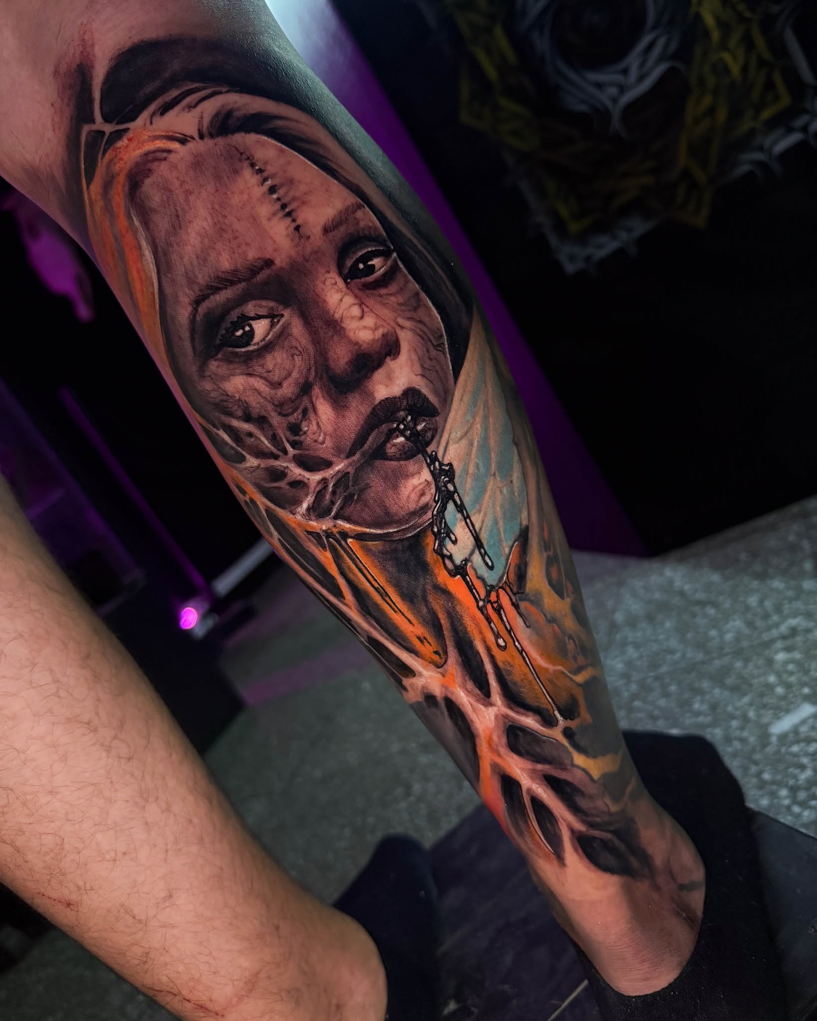 Tattoo by @brunomorettitattoo — realism, dark_realism