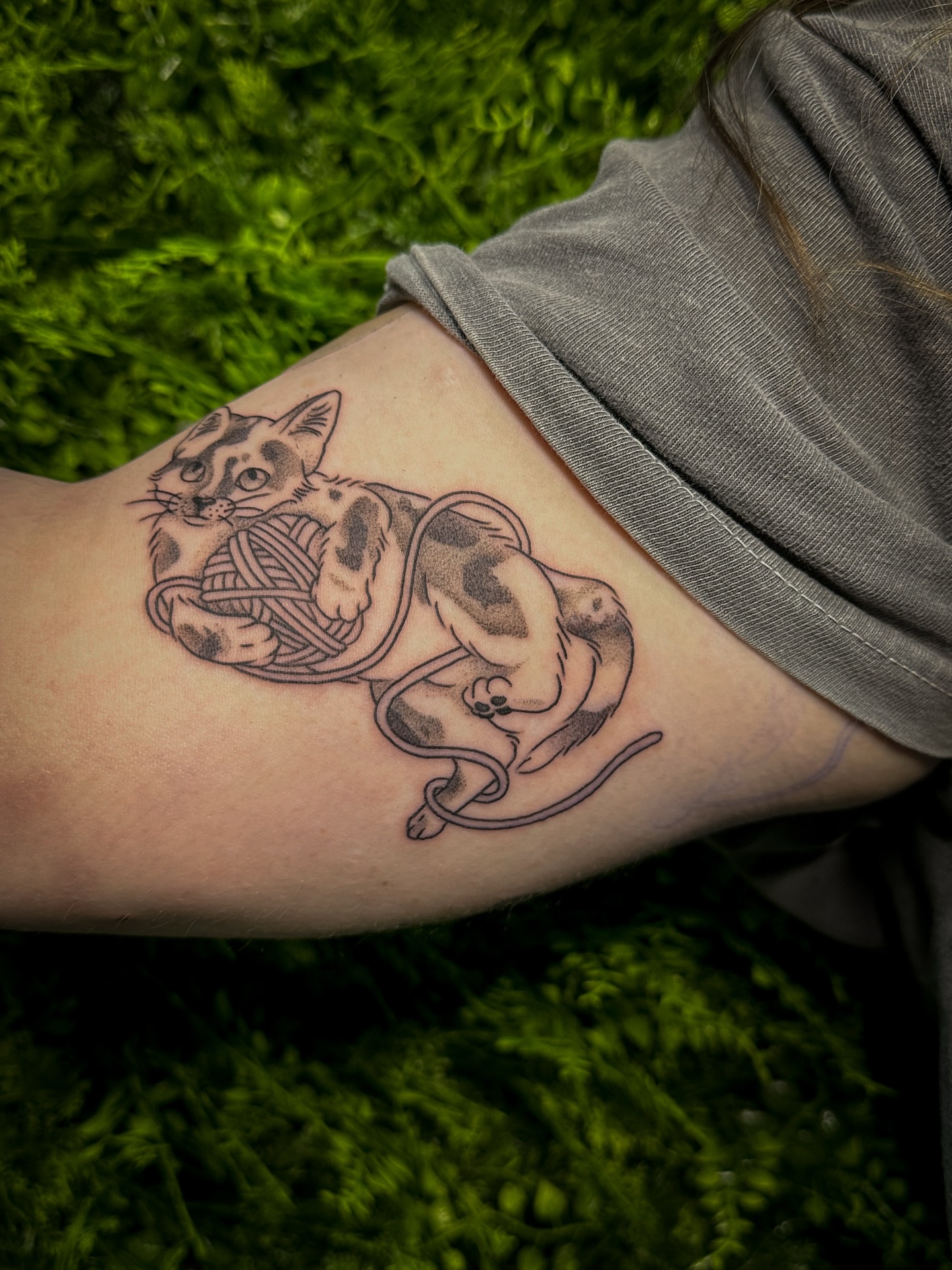 Tattoo by @rachtats โ black_and_grey