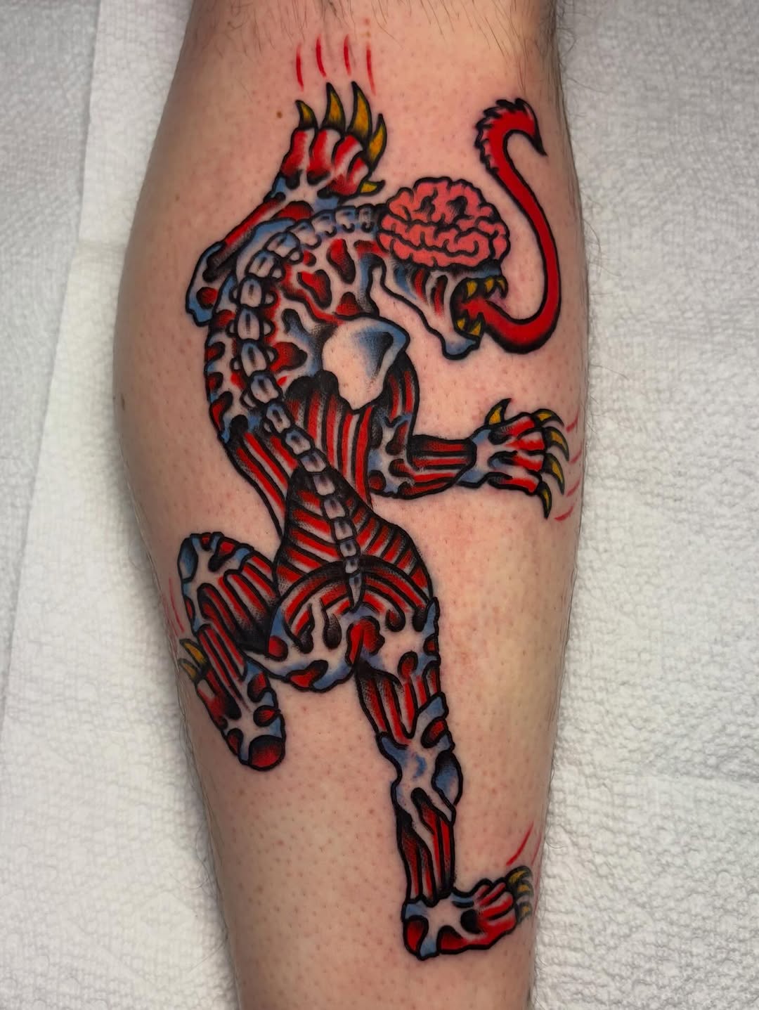 Tattoo by @davidarmacost โ american_traditional, new_school