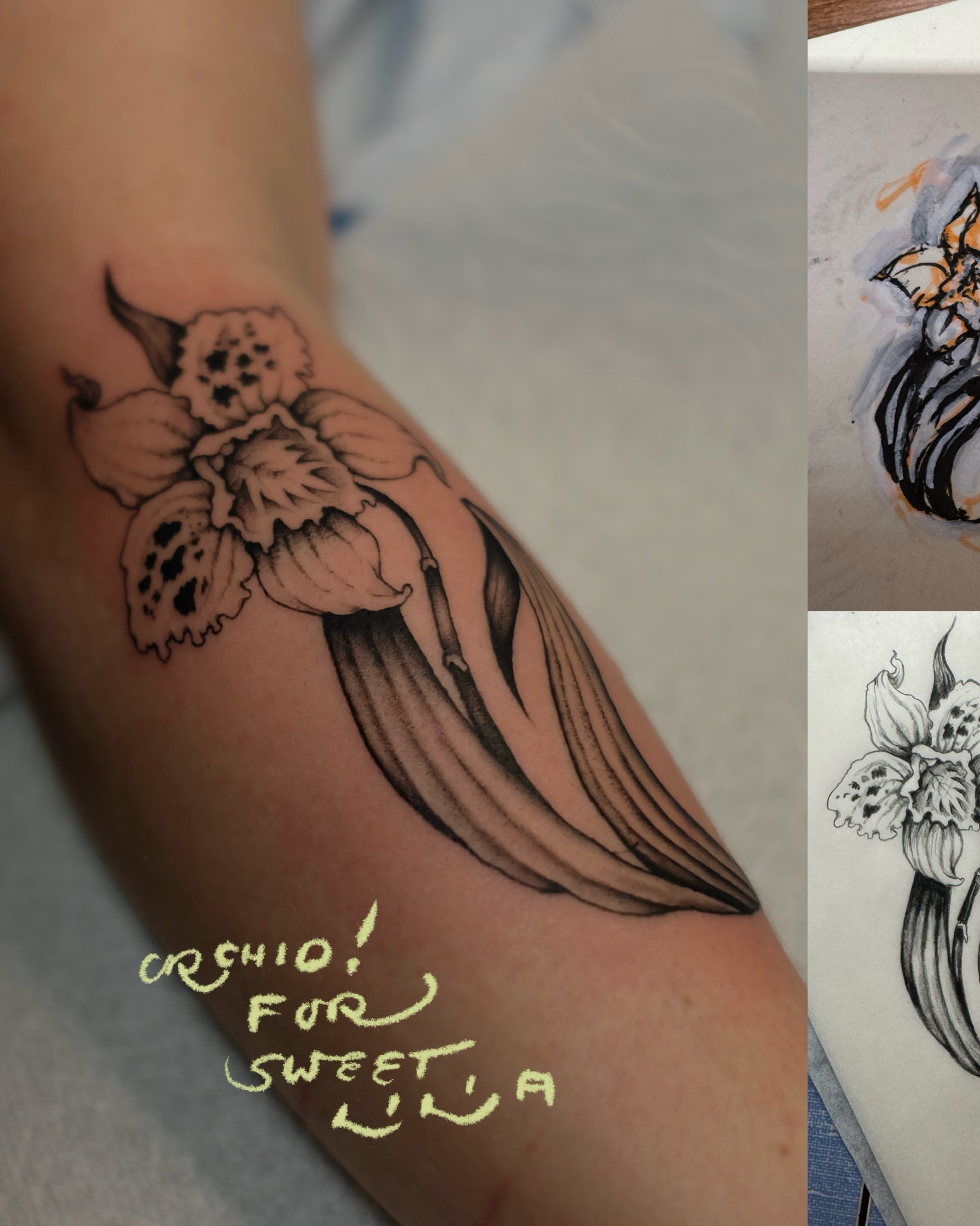 Tattoo by @sailorsisilia β black_and_grey