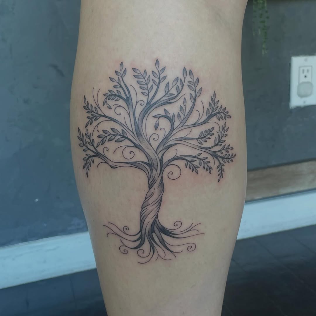 Tattoo by @alzster — fine_line, black_and_grey