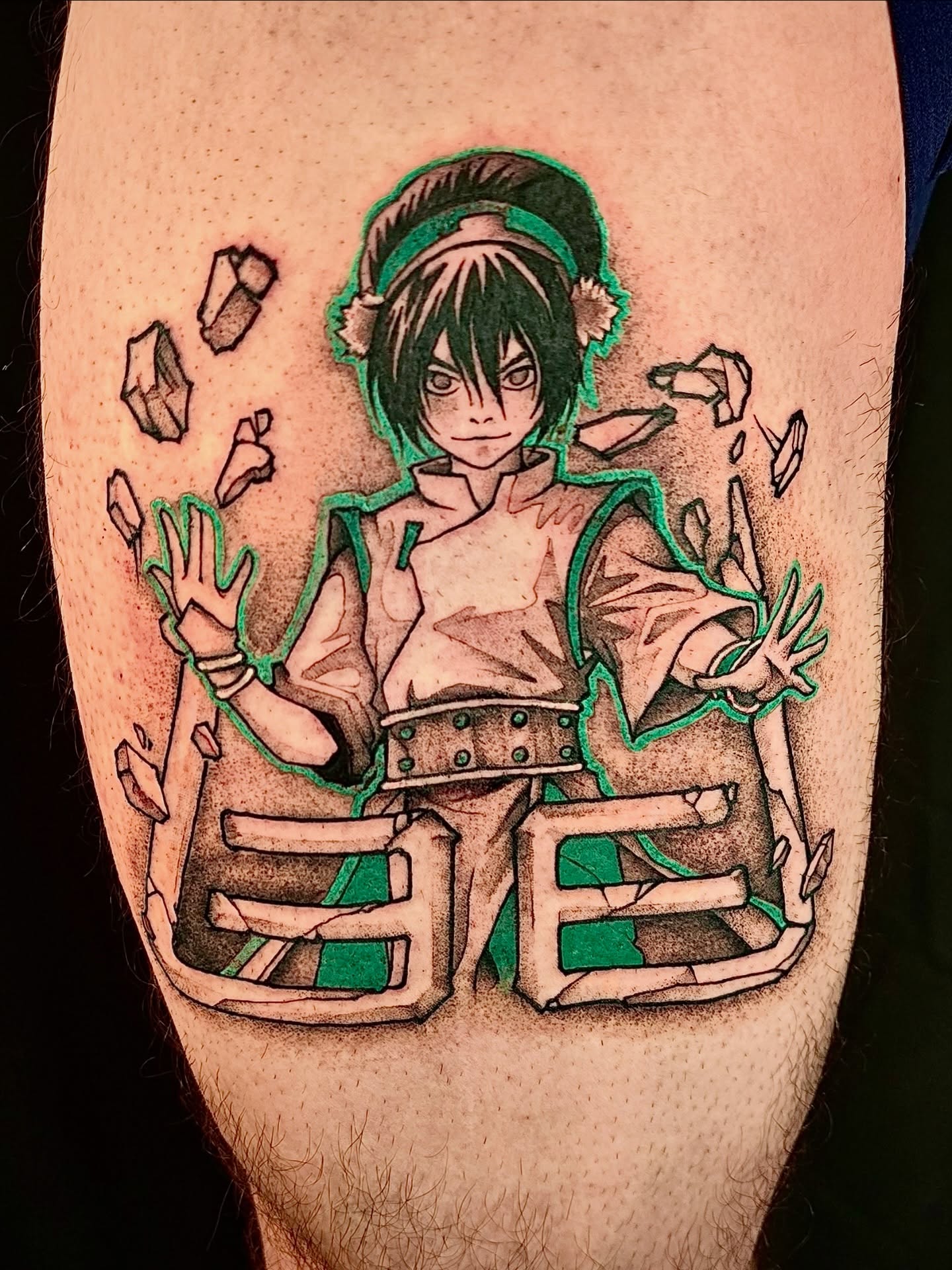 Tattoo by @deathcandy_art — anime