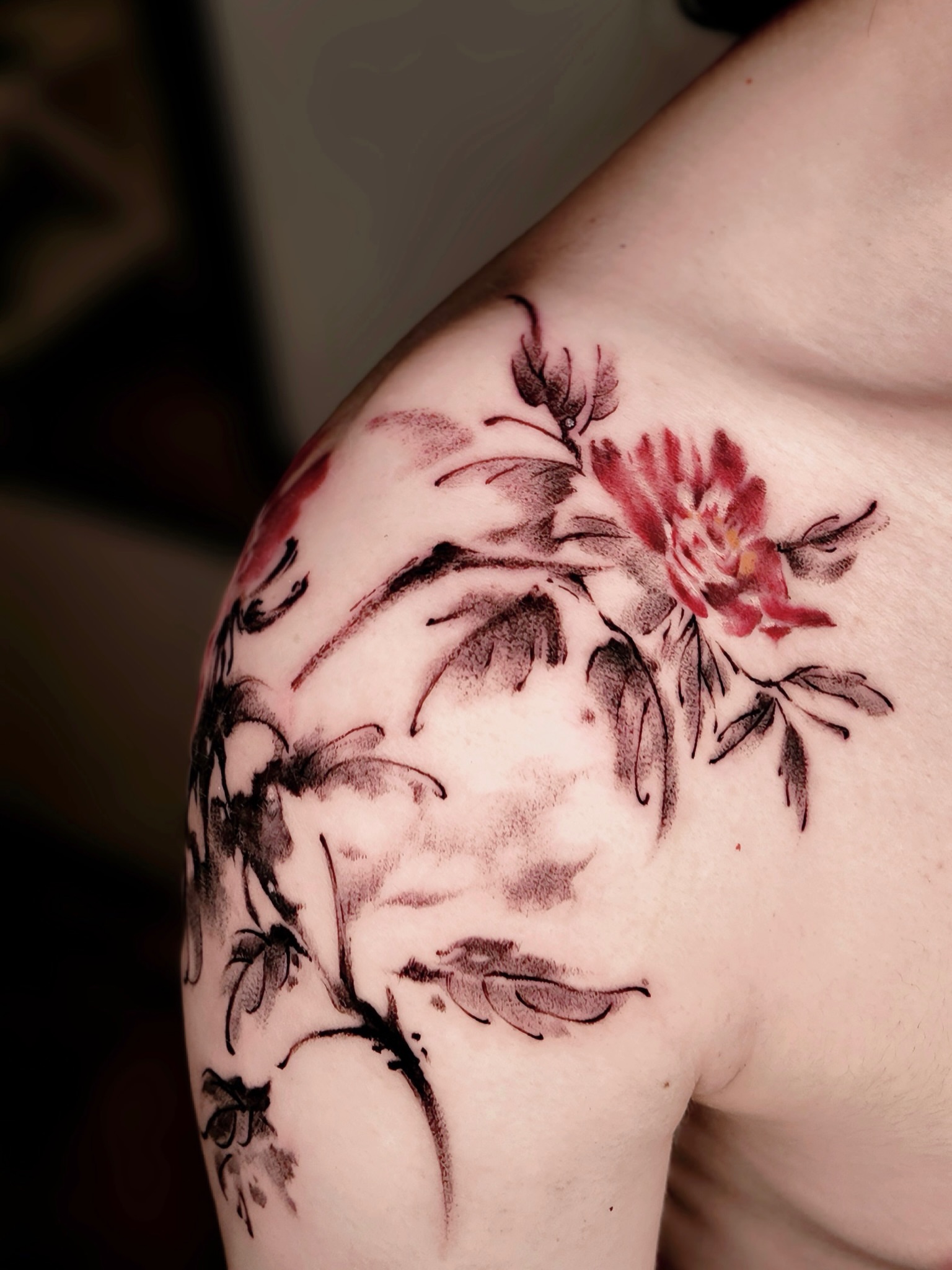 Tattoo by @junsinkmontreal — black_and_grey