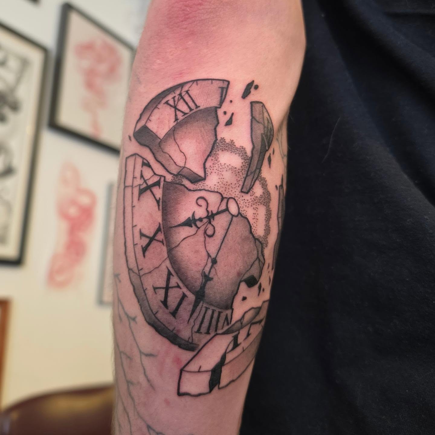 Tattoo by @sawchukart — dotwork, realism