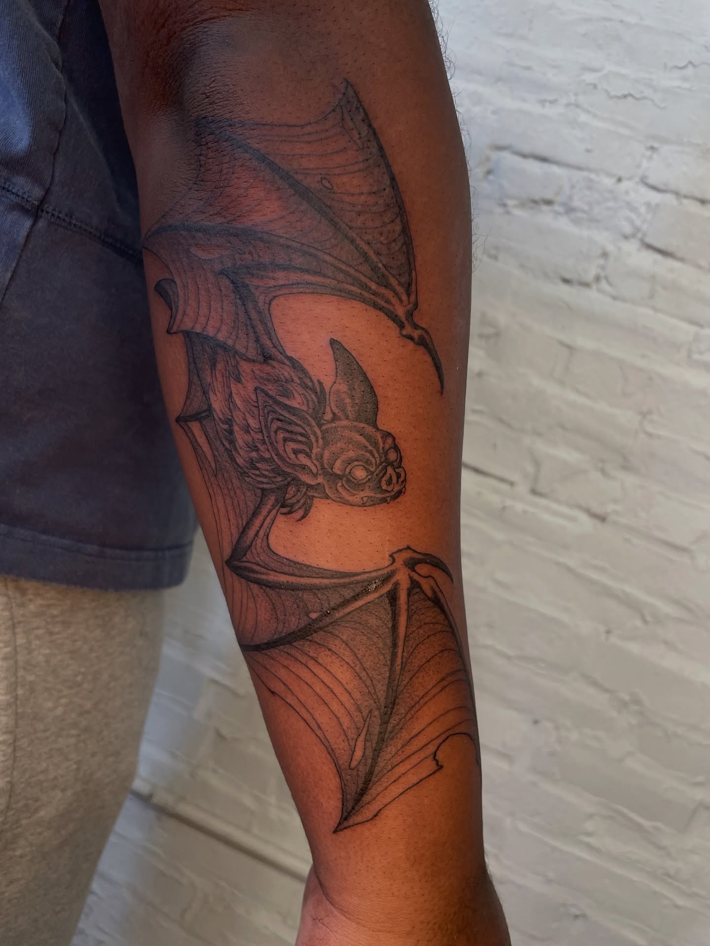 Tattoo by @collie_tattoos — black_and_grey