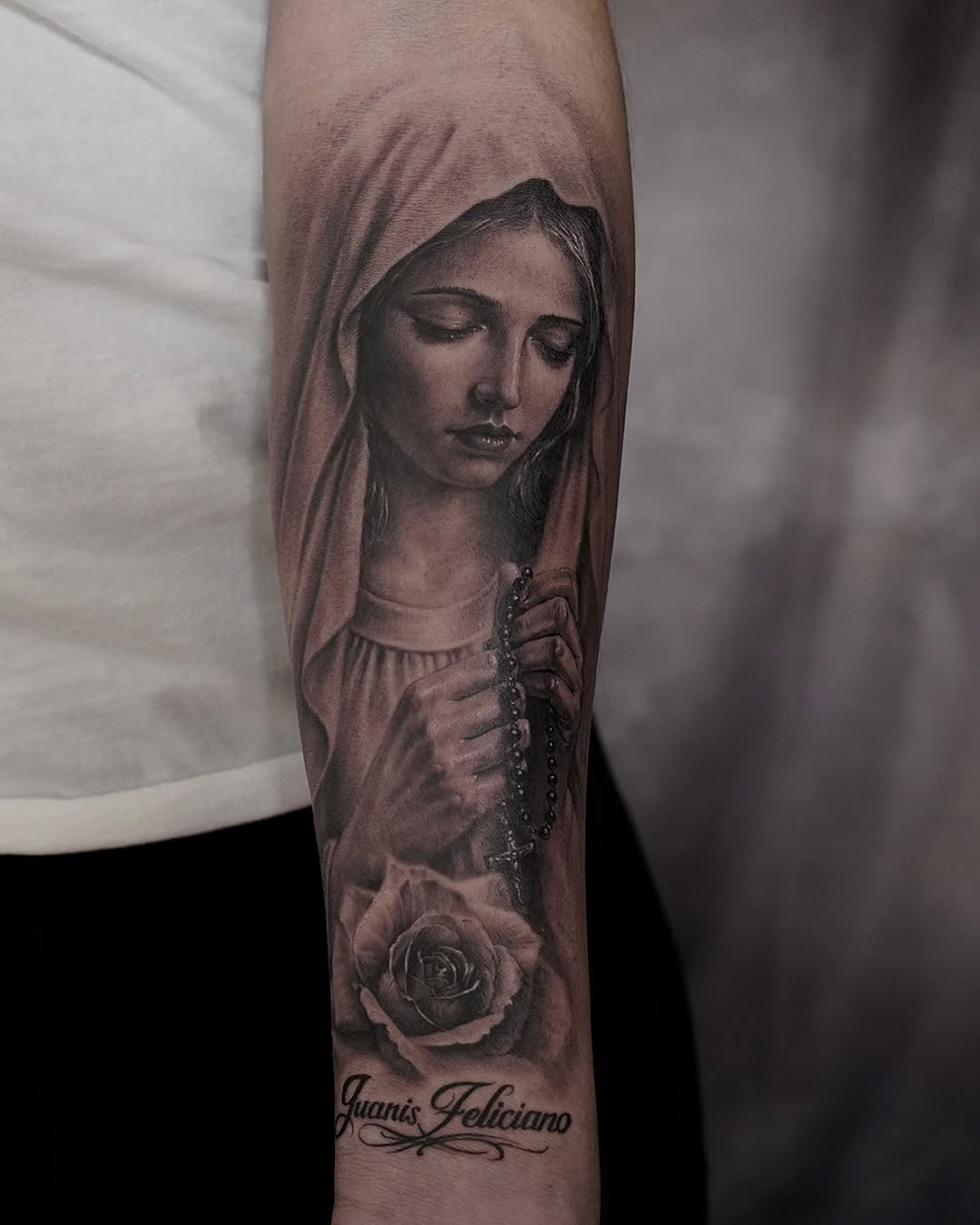 Tattoo by @sean_tattoos — realism, black_and_grey