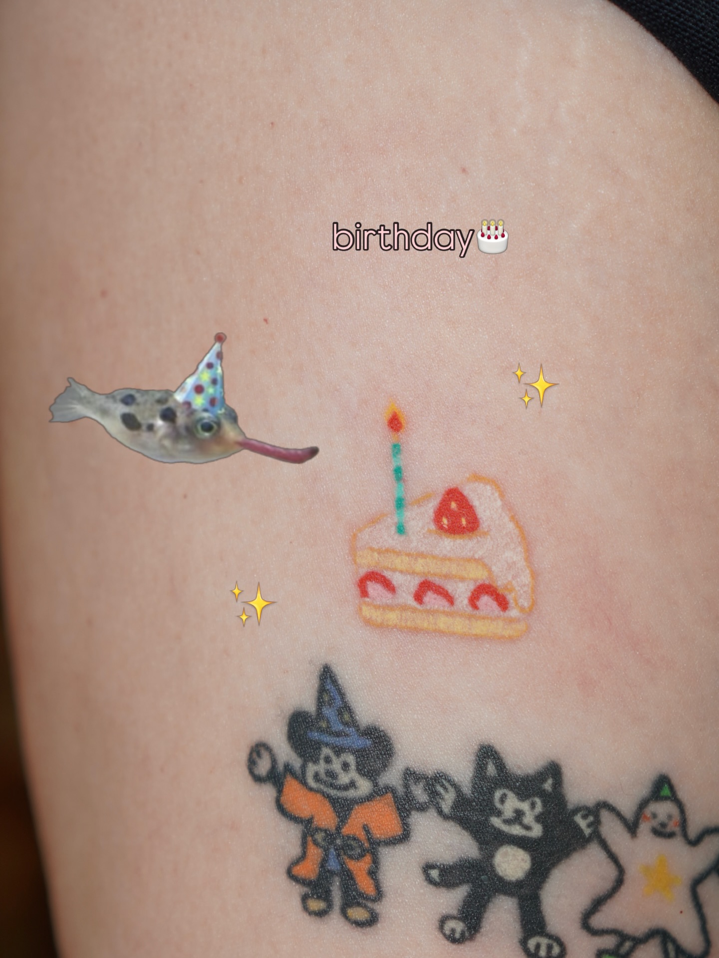 Tattoo by @piggy_boogy — dotwork
