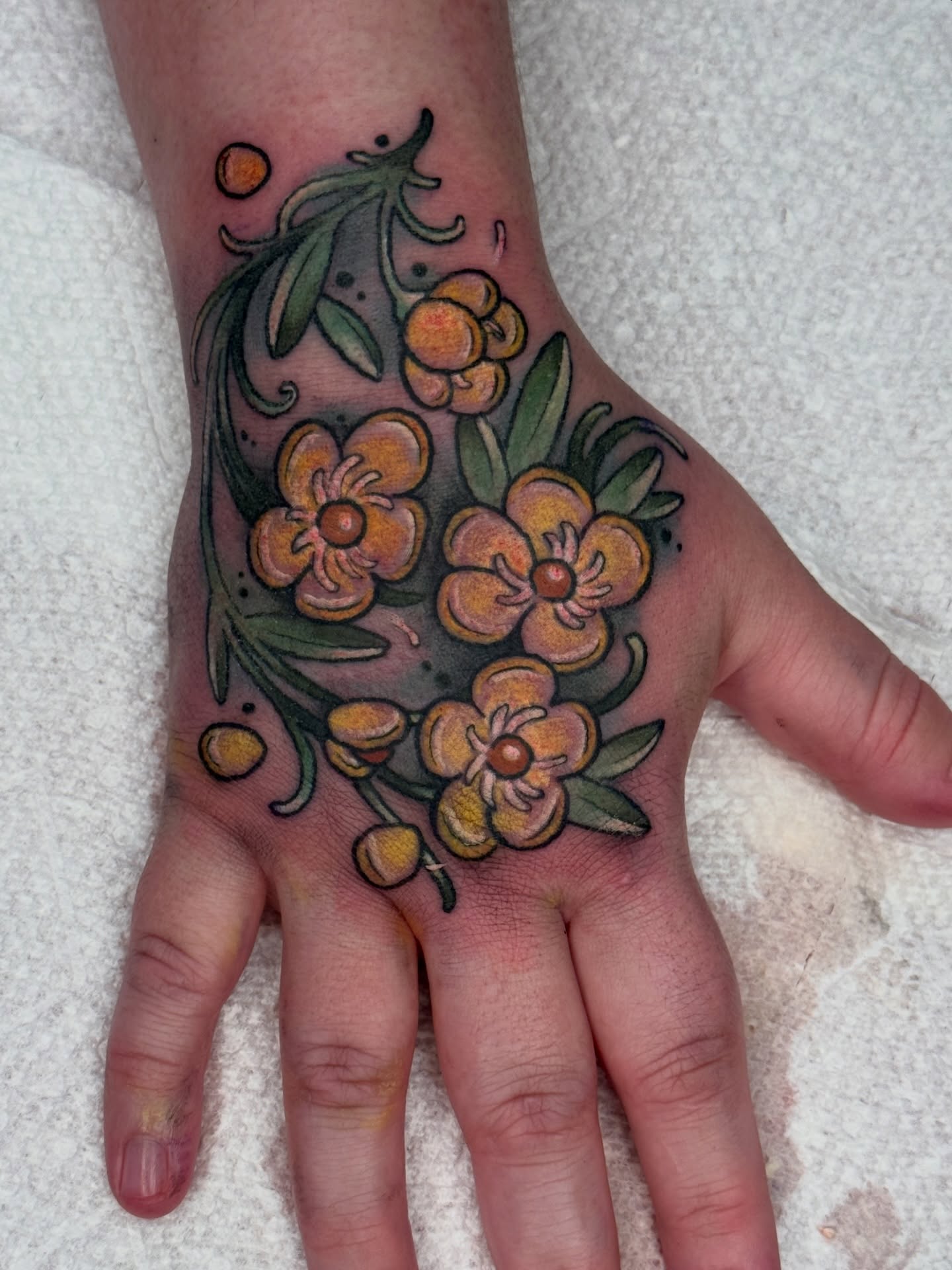 Tattoo by @41tat2angel — dotwork