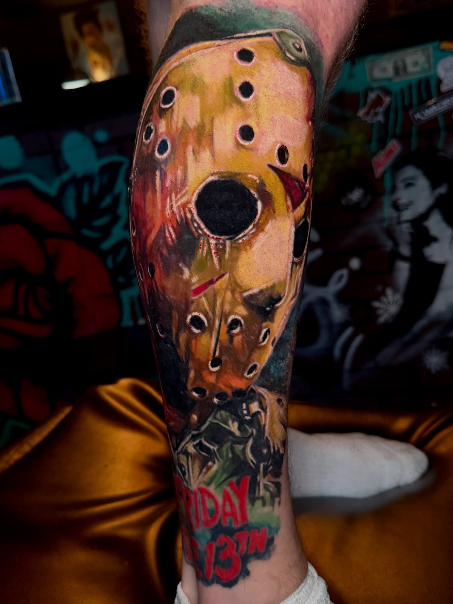 Tattoo by @scottyptattoos — dotwork, realism