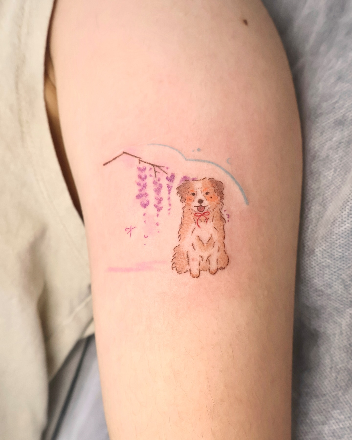Tattoo by @odenepoke — watercolor