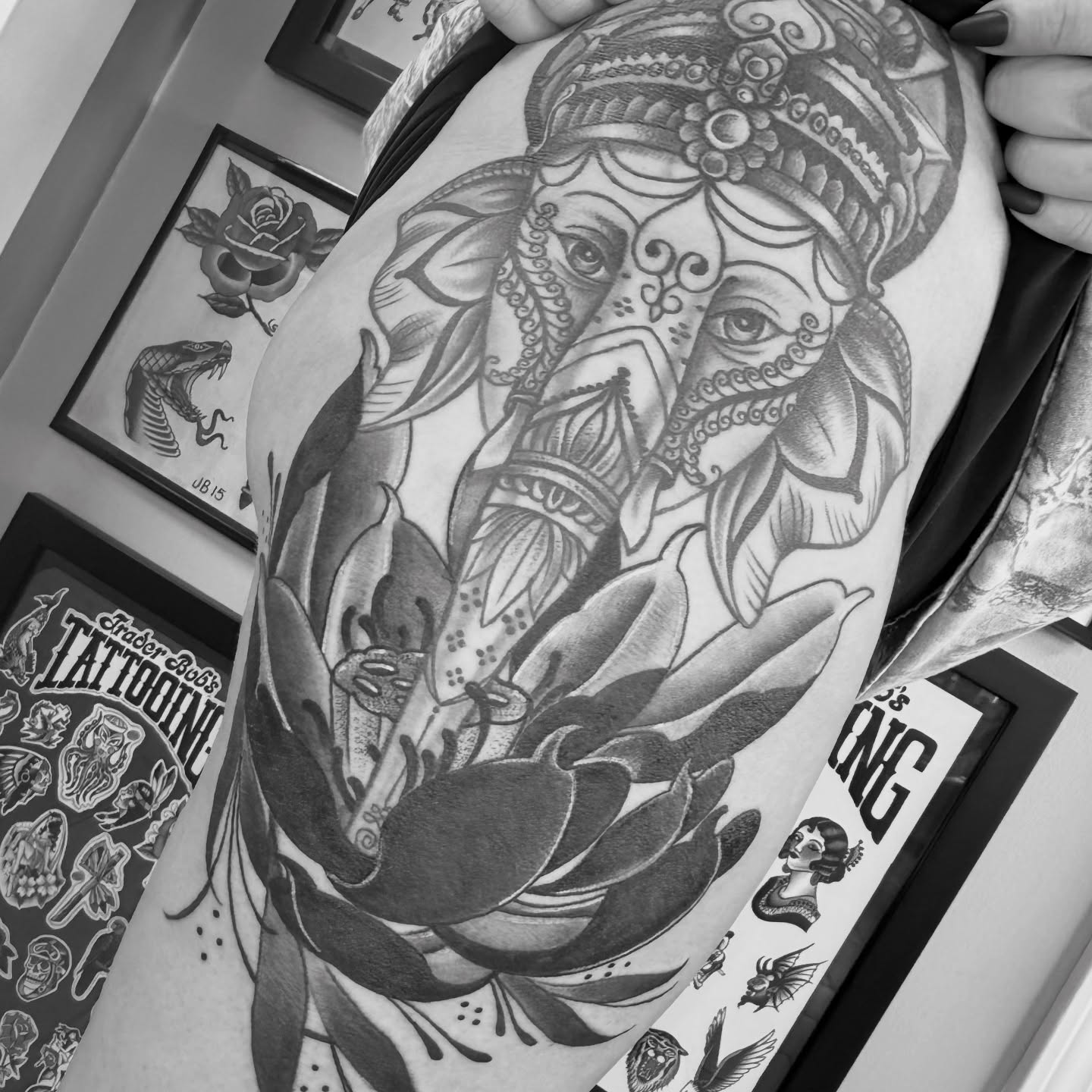 Tattoo by @artbyb_sitc — american_traditional, black_and_grey