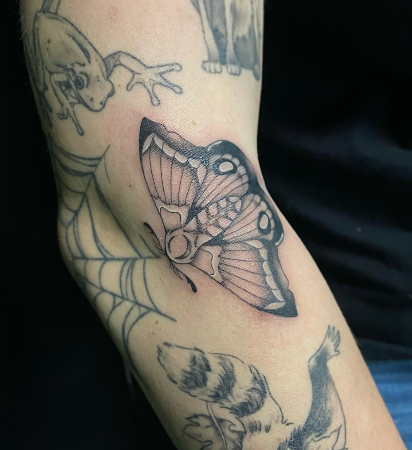 Tattoo by @gentledeviltattoo β black_and_grey