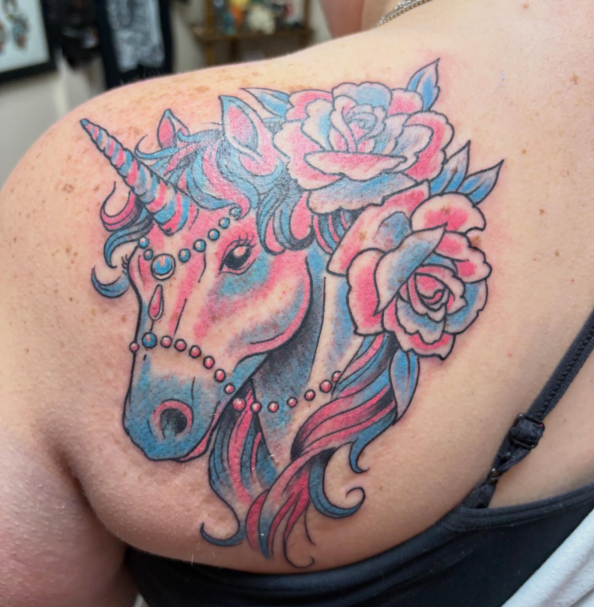 Tattoo by @dustintouchton — dotwork