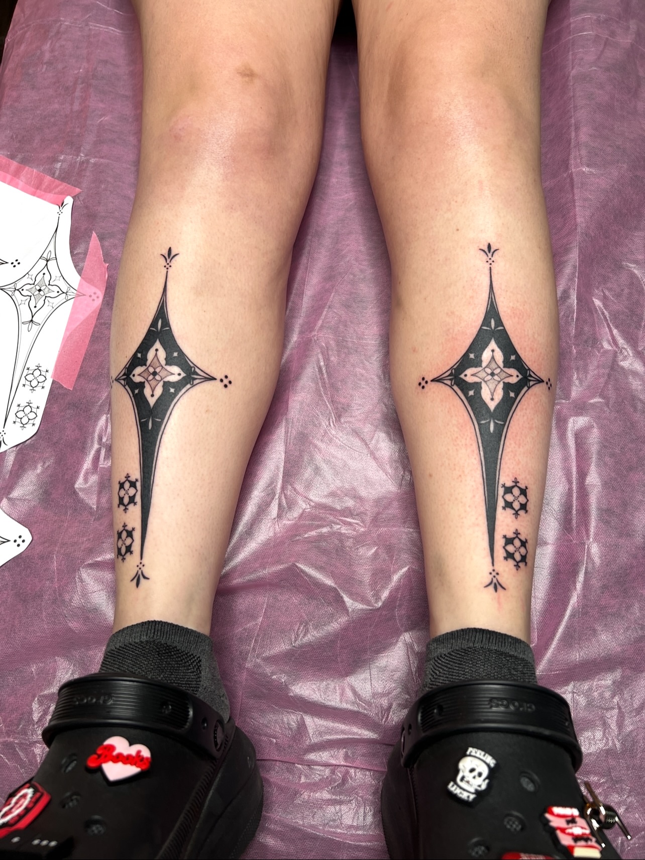 Tattoo by @brianaleflore — geometric