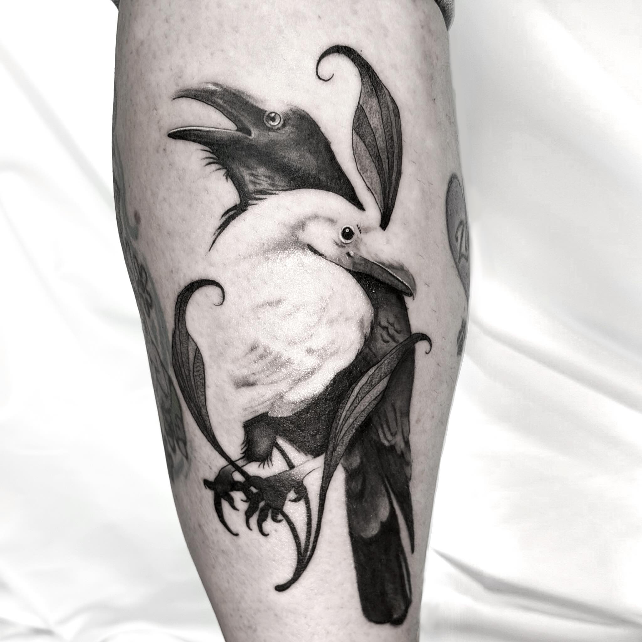 Tattoo by @derracula — black_and_grey, realism