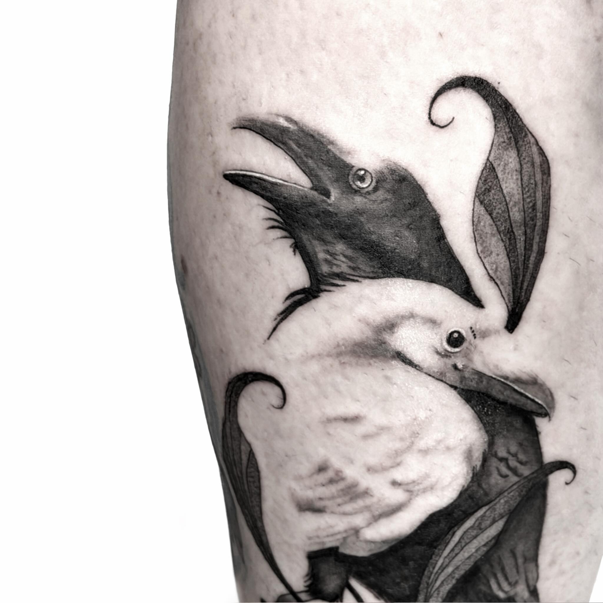 Tattoo by @derracula — black_and_grey, realism