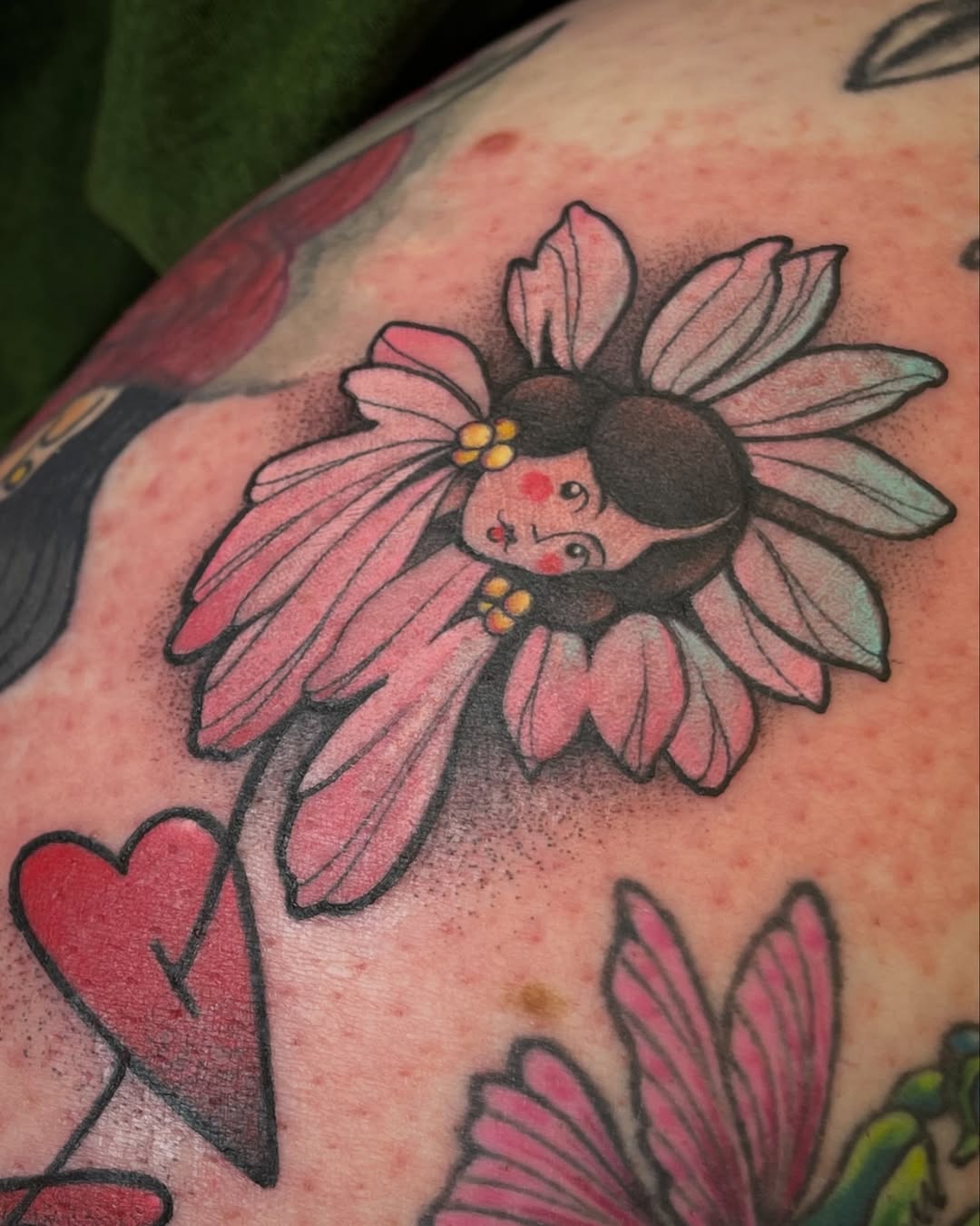 Tattoo by @cecimeseed — american_traditional, neo_traditional