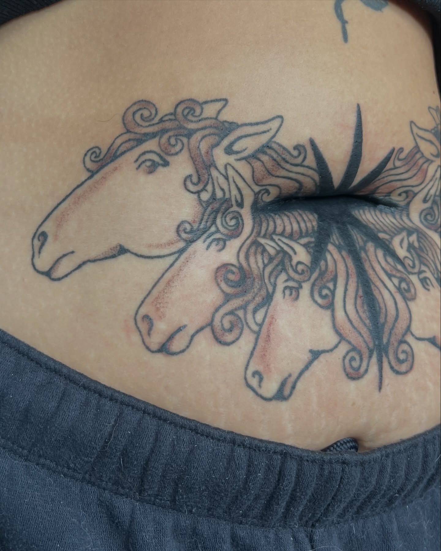 Tattoo by @rachelradiant — black_and_grey