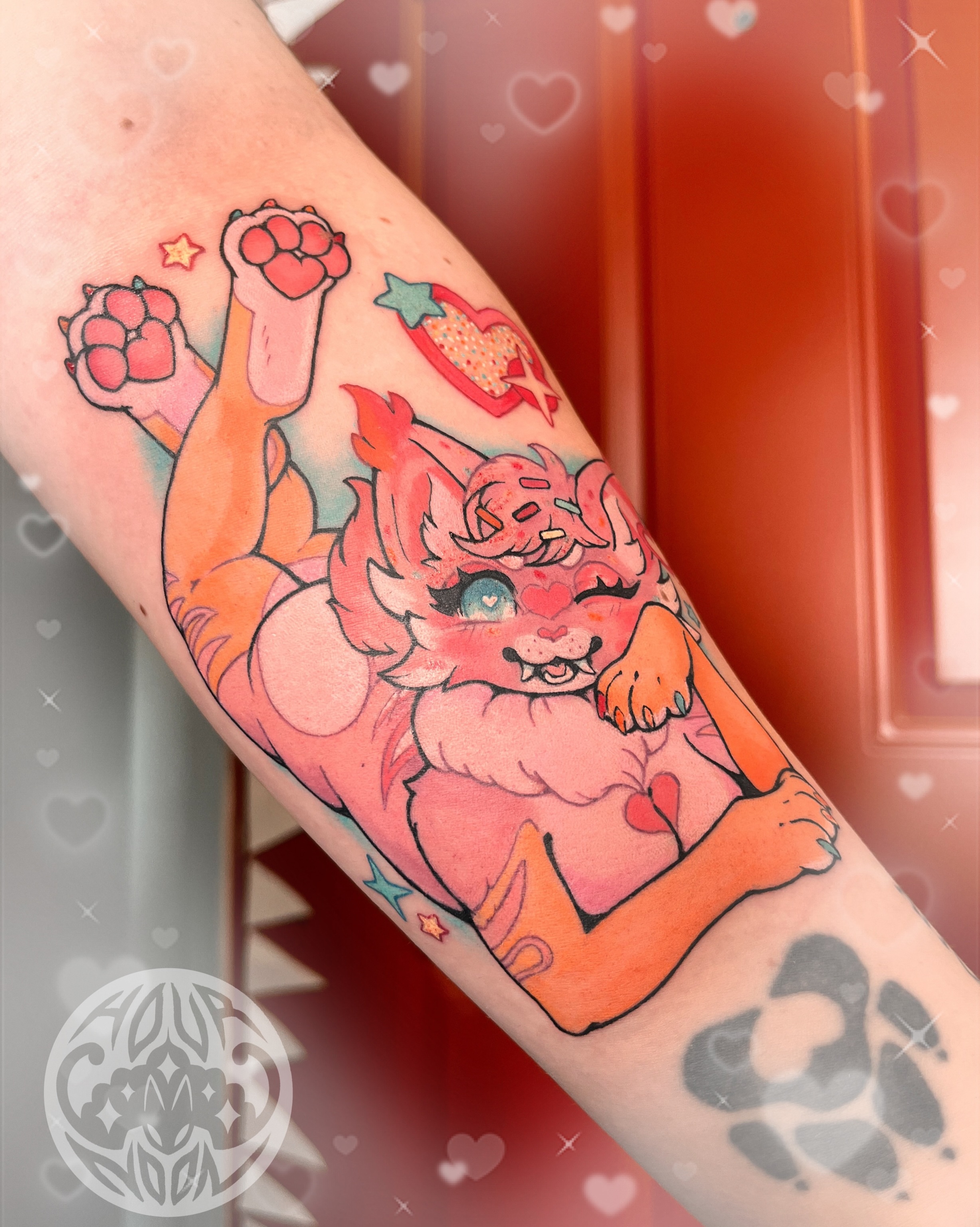 Tattoo by @hournoon β new_school, anime