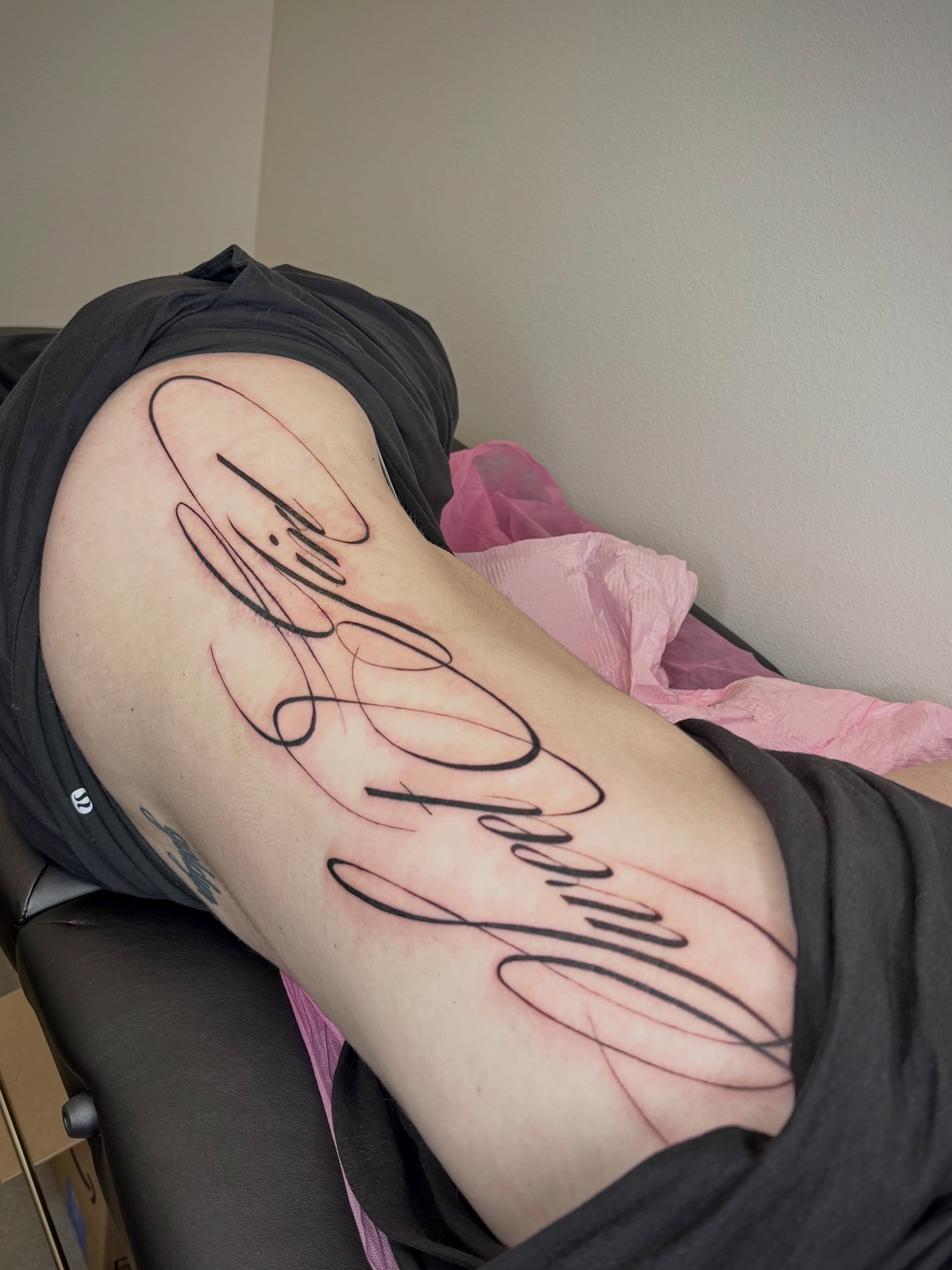 Tattoo by @zorniitsa — lettering_script