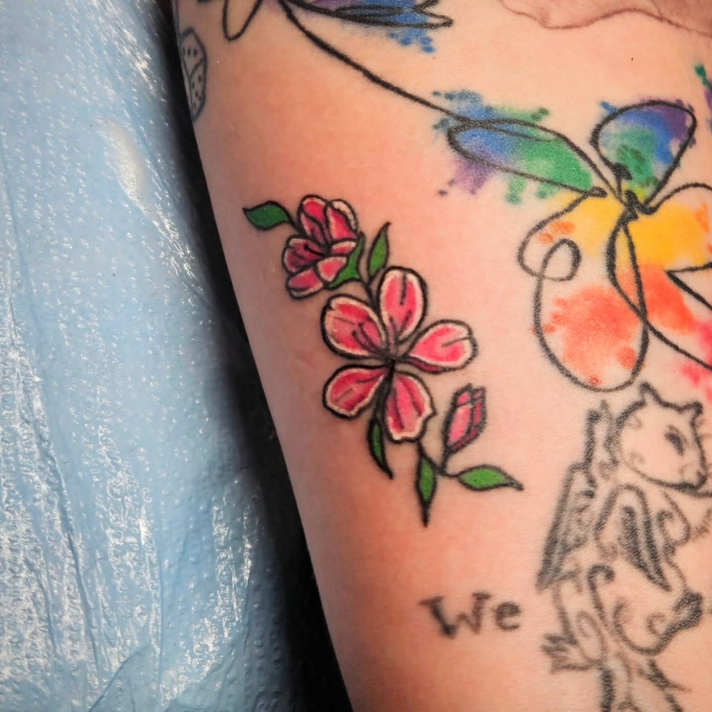 Tattoo by @tattoosbyalmond โ watercolor