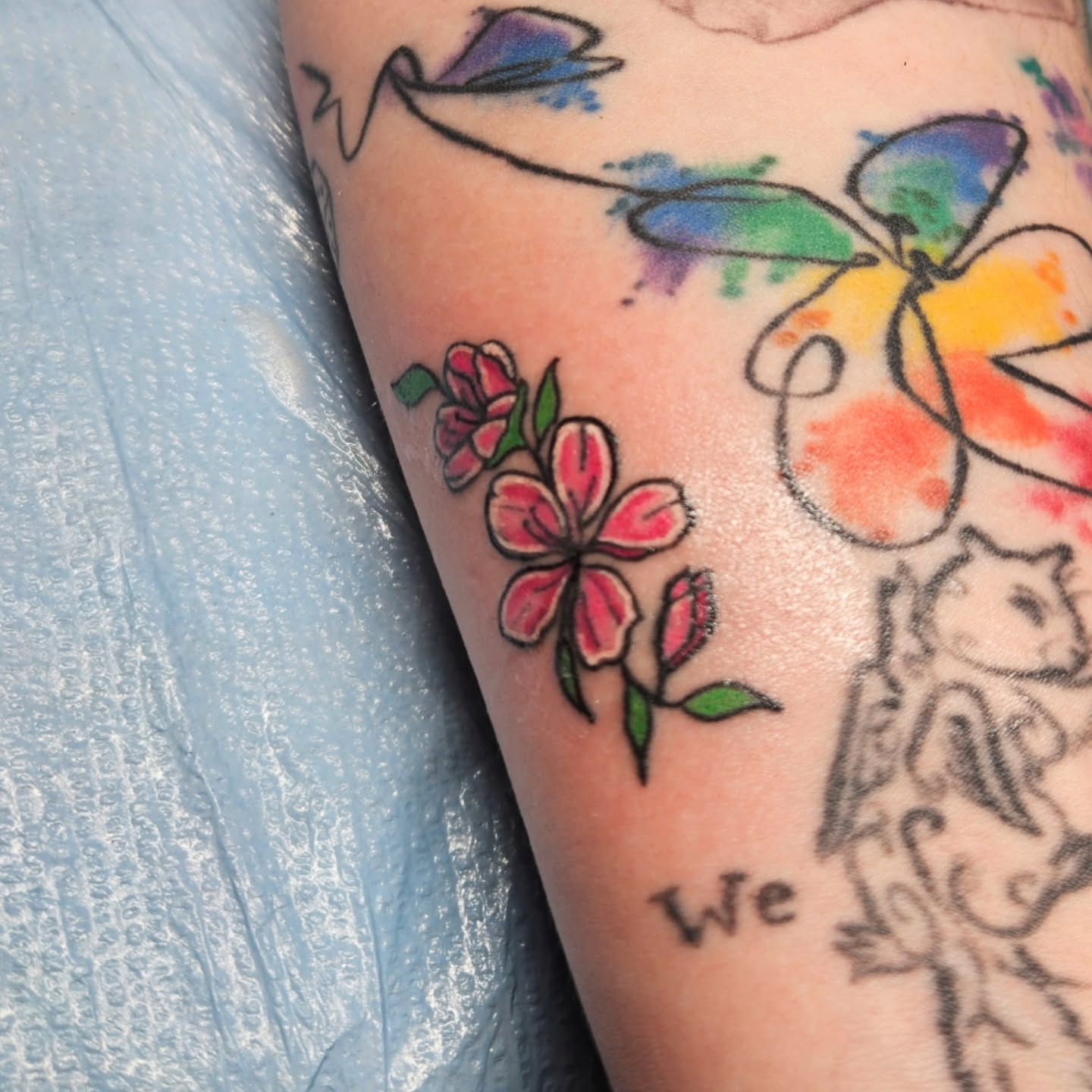 Tattoo by @tattoosbyalmond โ watercolor