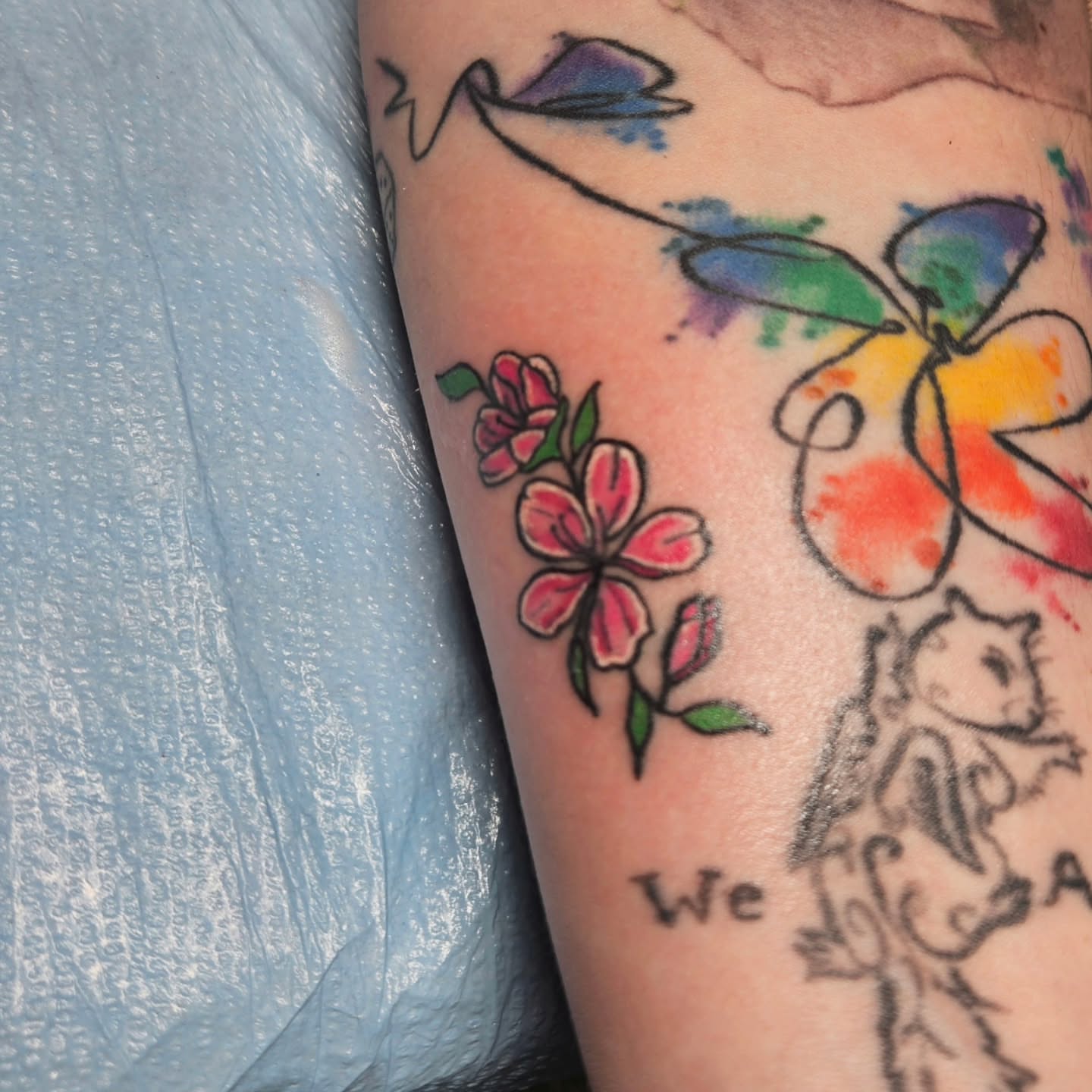 Tattoo by @tattoosbyalmond โ watercolor