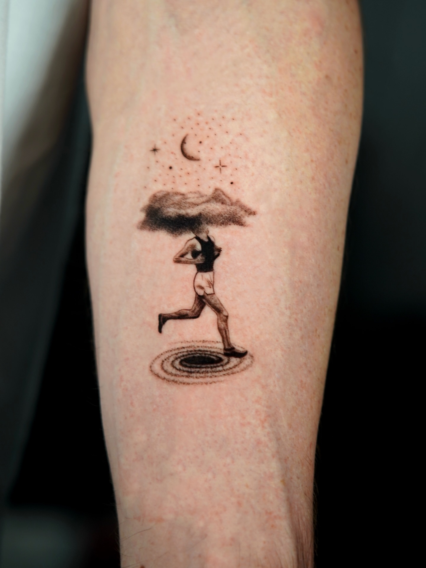 Tattoo by @metinkaraatli — dotwork