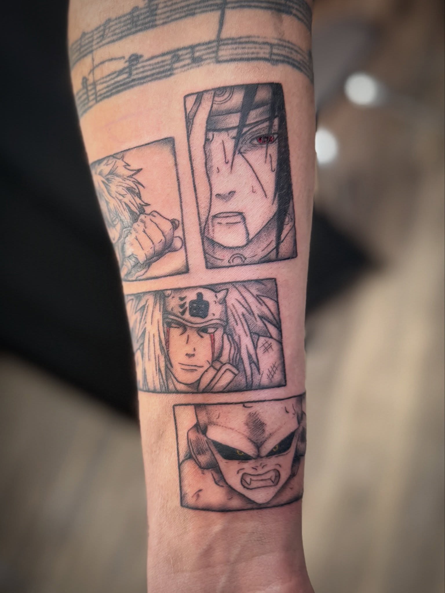 Tattoo by @shadowsteptattoo — anime