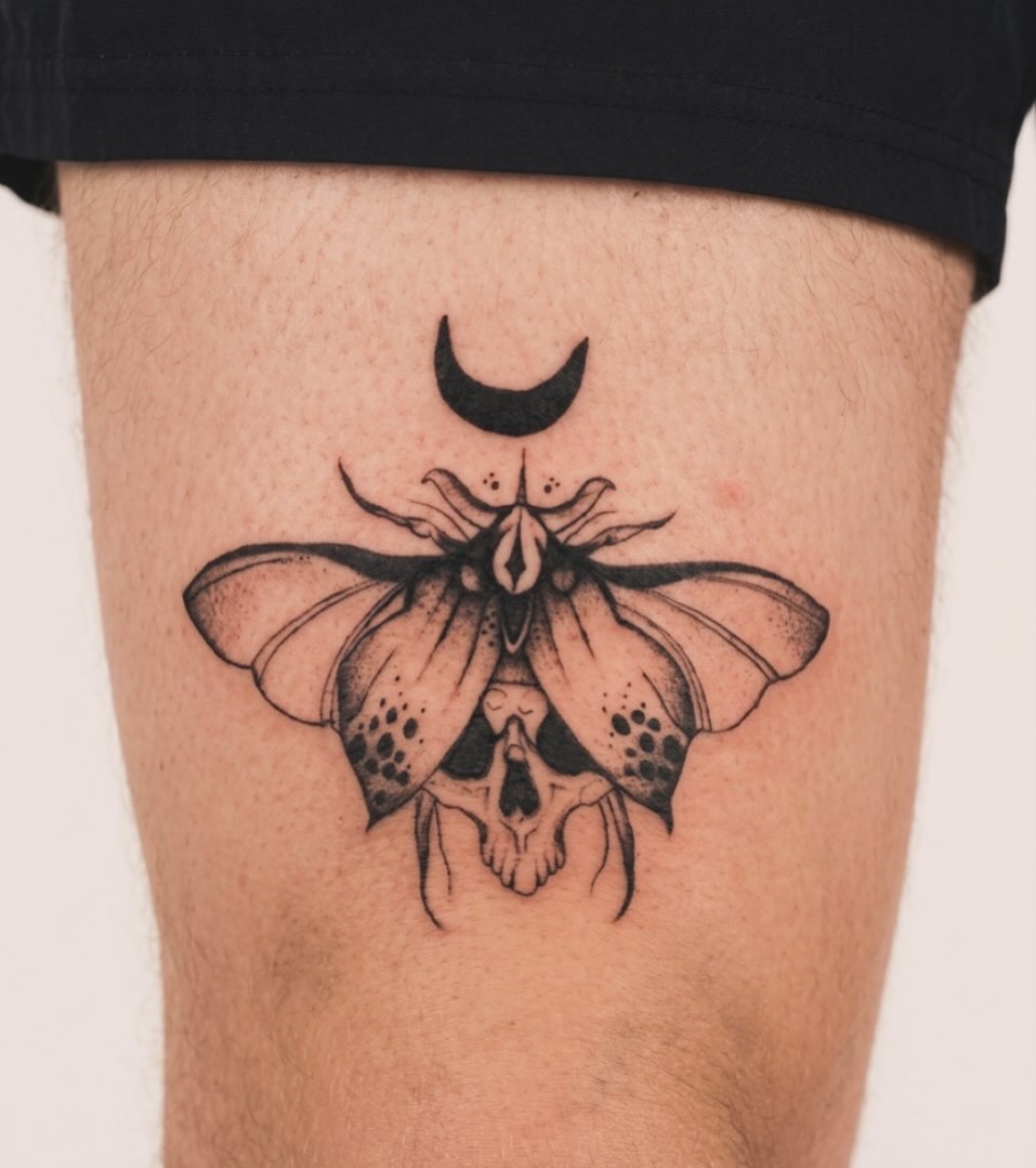Tattoo by @tattoos_jara β black_and_grey, dotwork