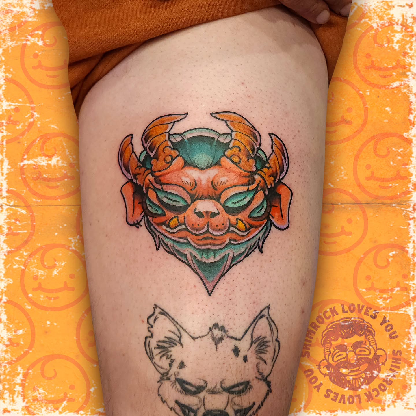 Tattoo by @shimrocklovesyou — american_traditional, dotwork