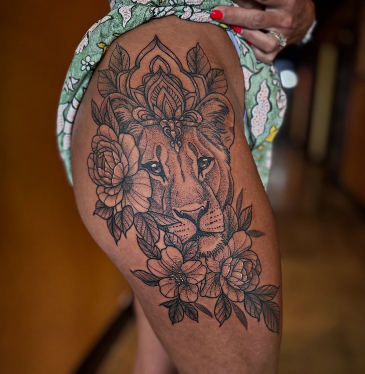 Tattoo by @adam.tattoos — black_and_grey, realism